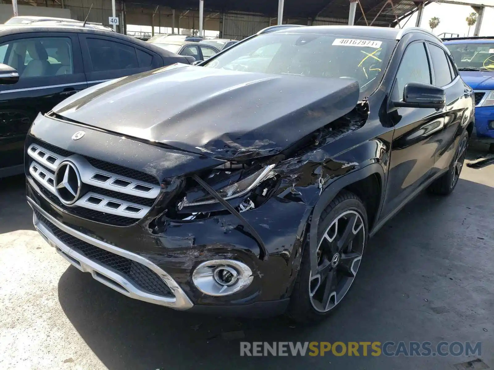 2 Photograph of a damaged car WDCTG4EB4LU026540 MERCEDES-BENZ G CLASS 2020