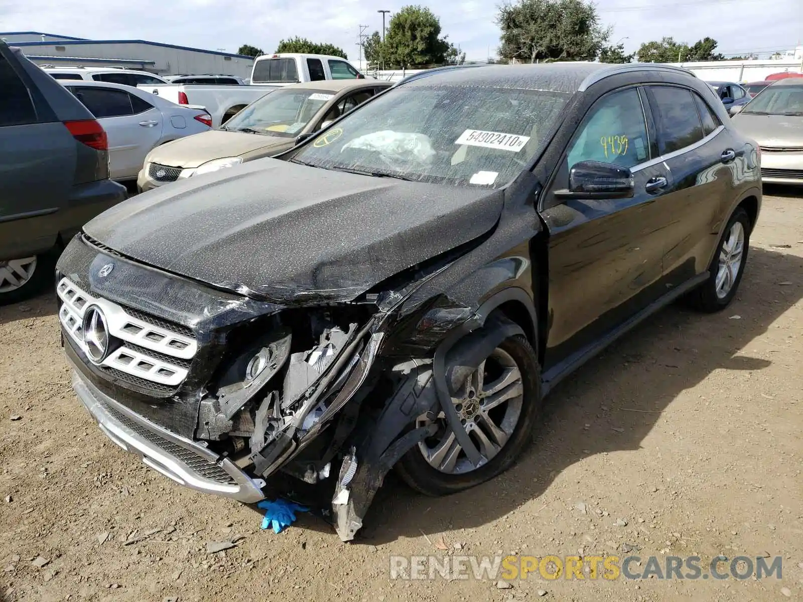 2 Photograph of a damaged car WDCTG4EB7LJ655565 MERCEDES-BENZ G CLASS 2020