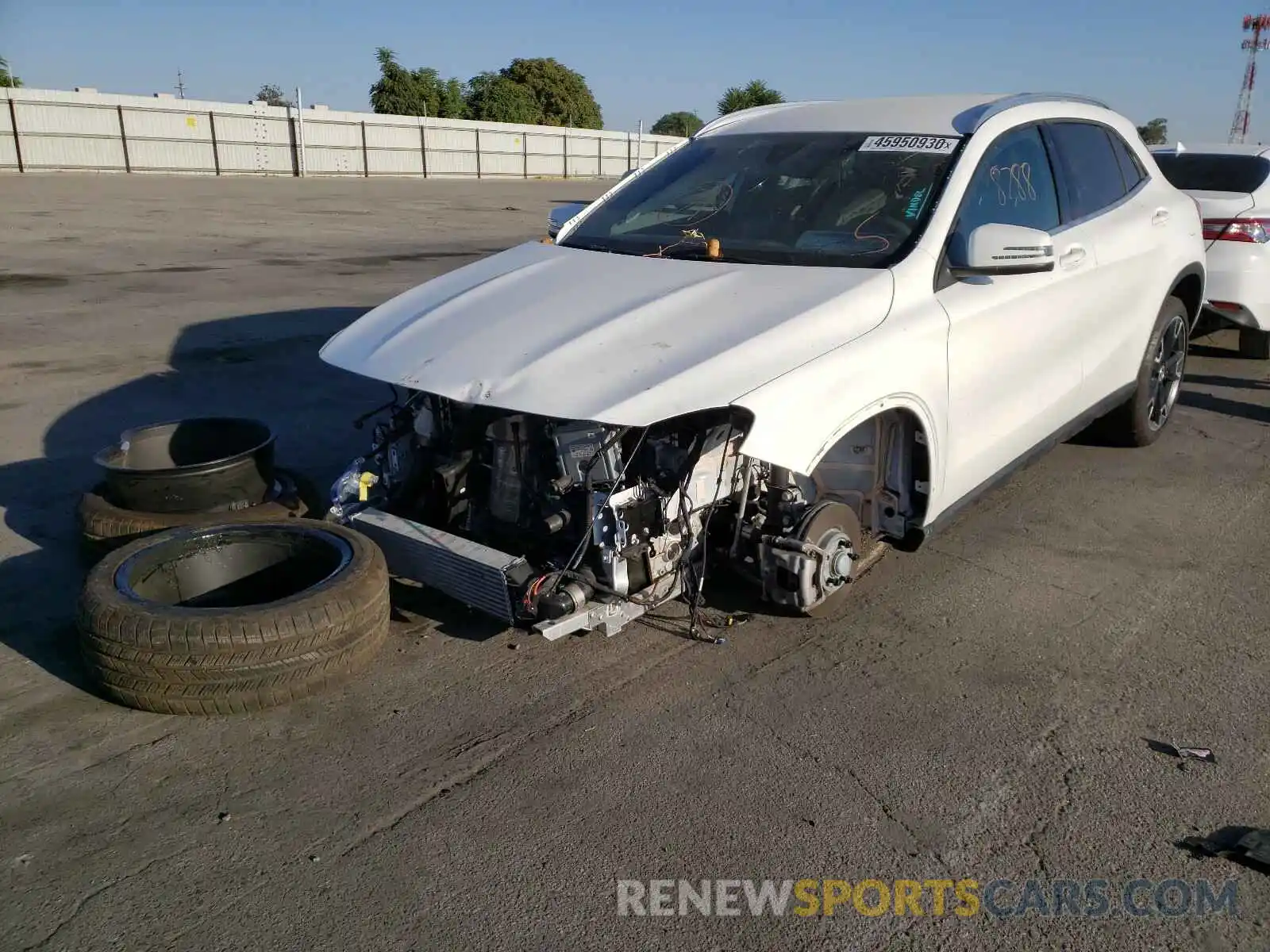 2 Фотография поврежденного автомобиля WDCTG4EB7LU025043 MERCEDES-BENZ G CLASS 2020