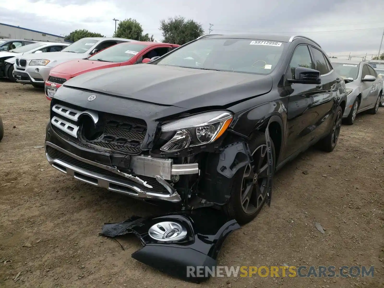 2 Photograph of a damaged car WDCTG4EB8LJ663786 MERCEDES-BENZ G CLASS 2020