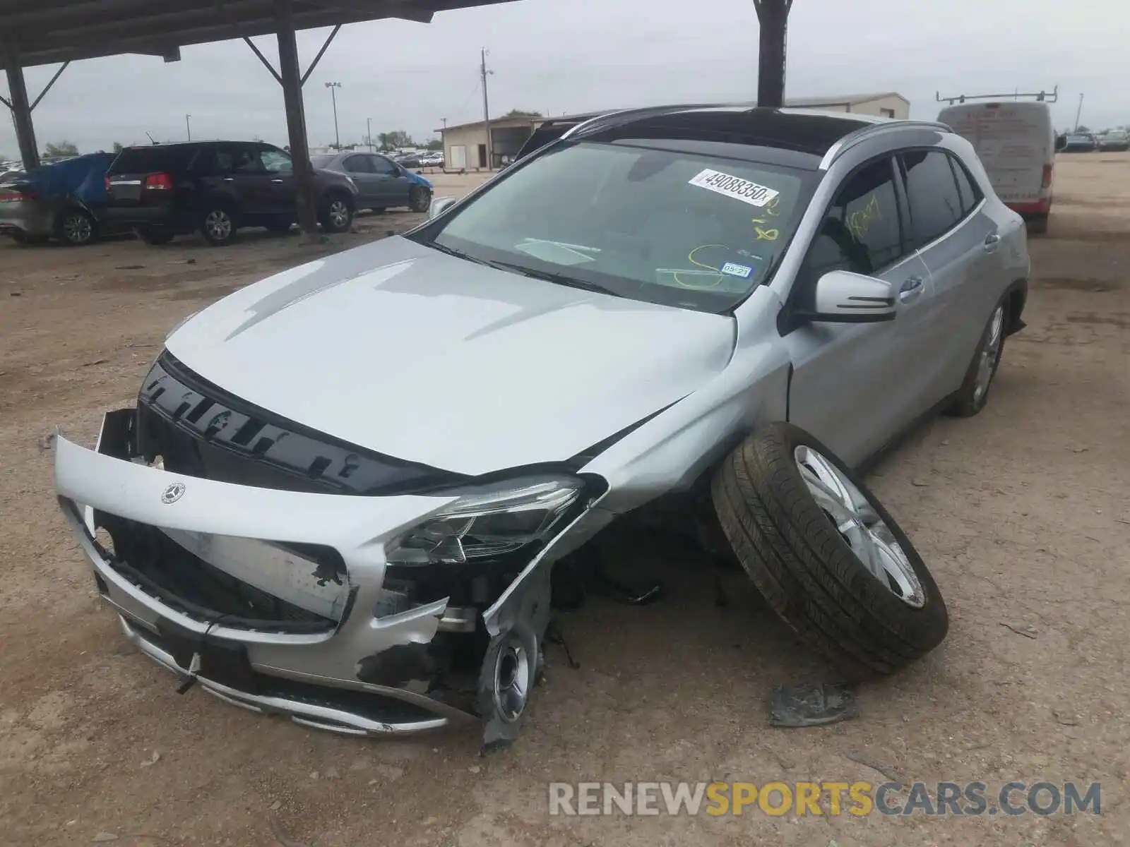 2 Photograph of a damaged car WDCTG4EB9LU022970 MERCEDES-BENZ G CLASS 2020