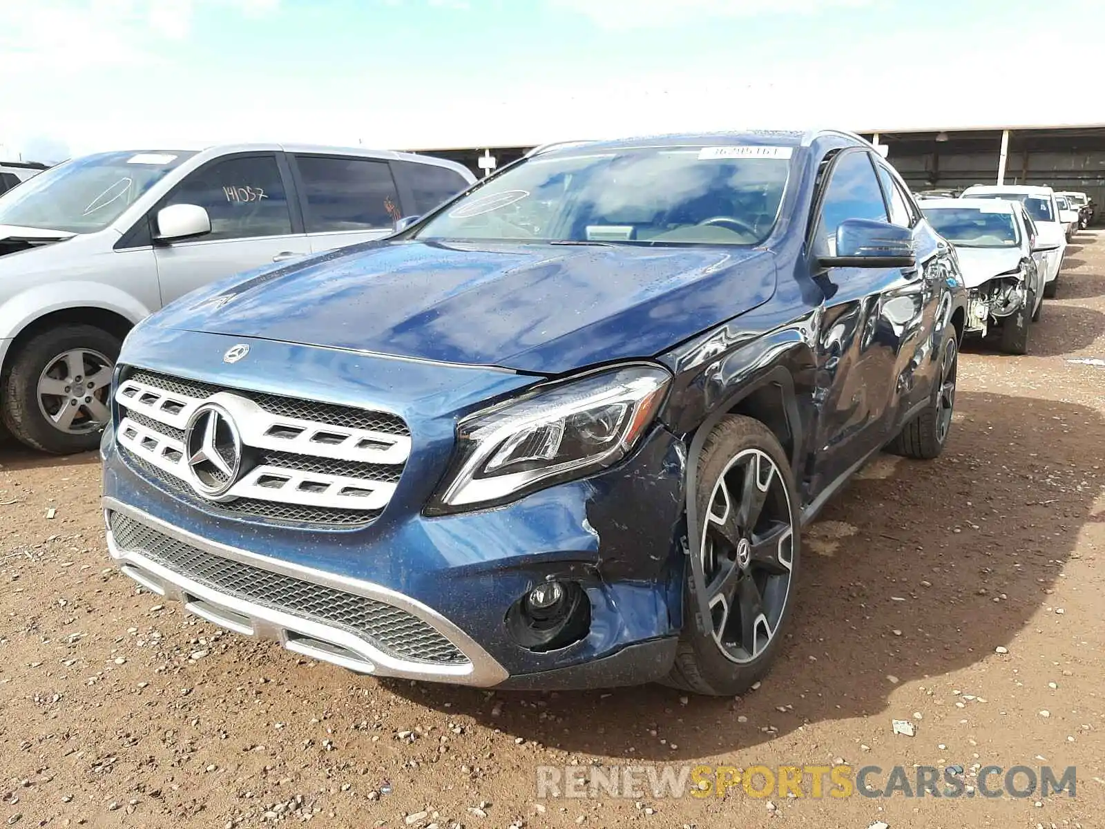 2 Photograph of a damaged car WDCTG4EBXLJ667922 MERCEDES-BENZ G CLASS 2020