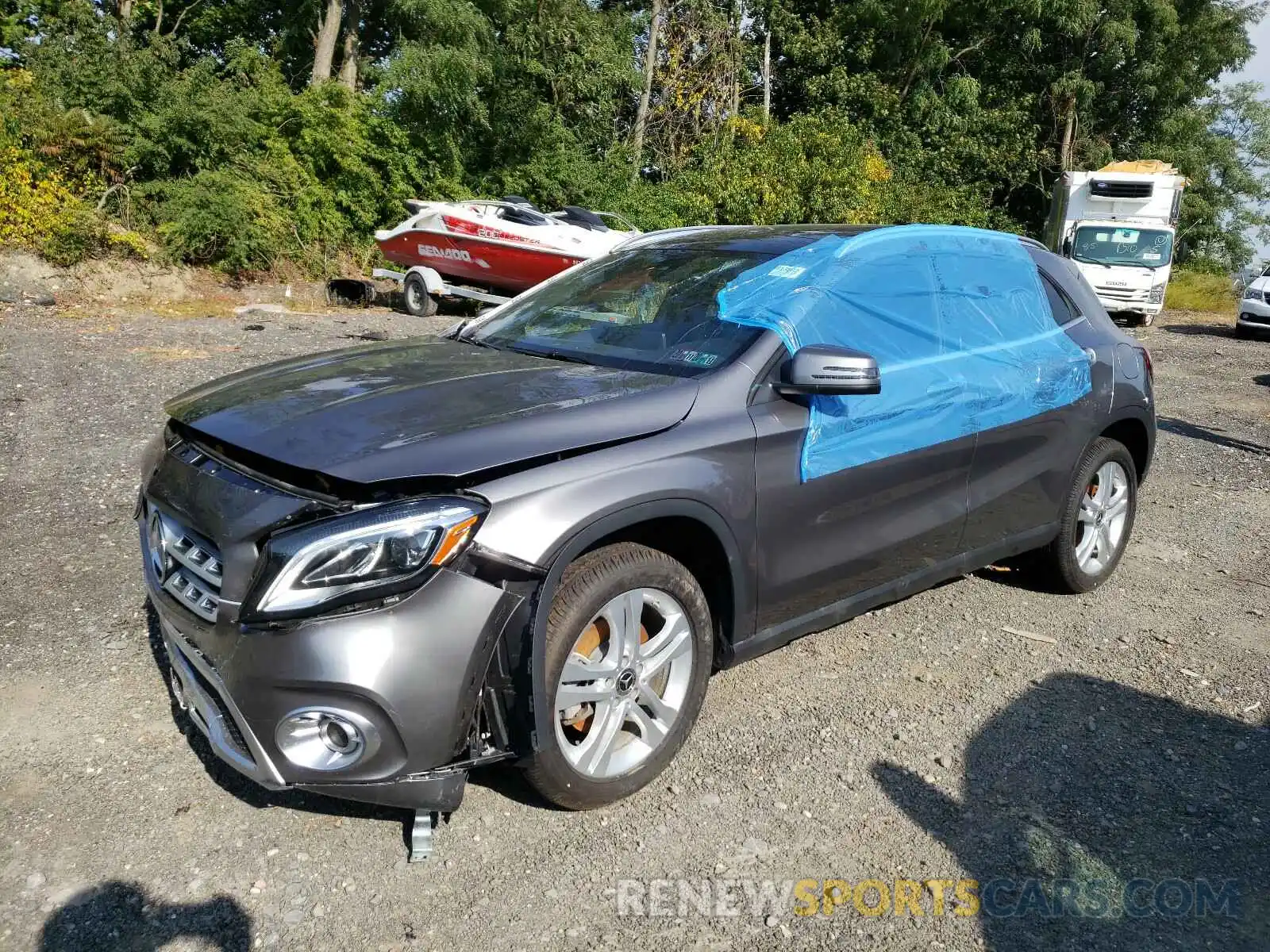 2 Photograph of a damaged car WDCTG4GB3LJ658718 MERCEDES-BENZ G CLASS 2020