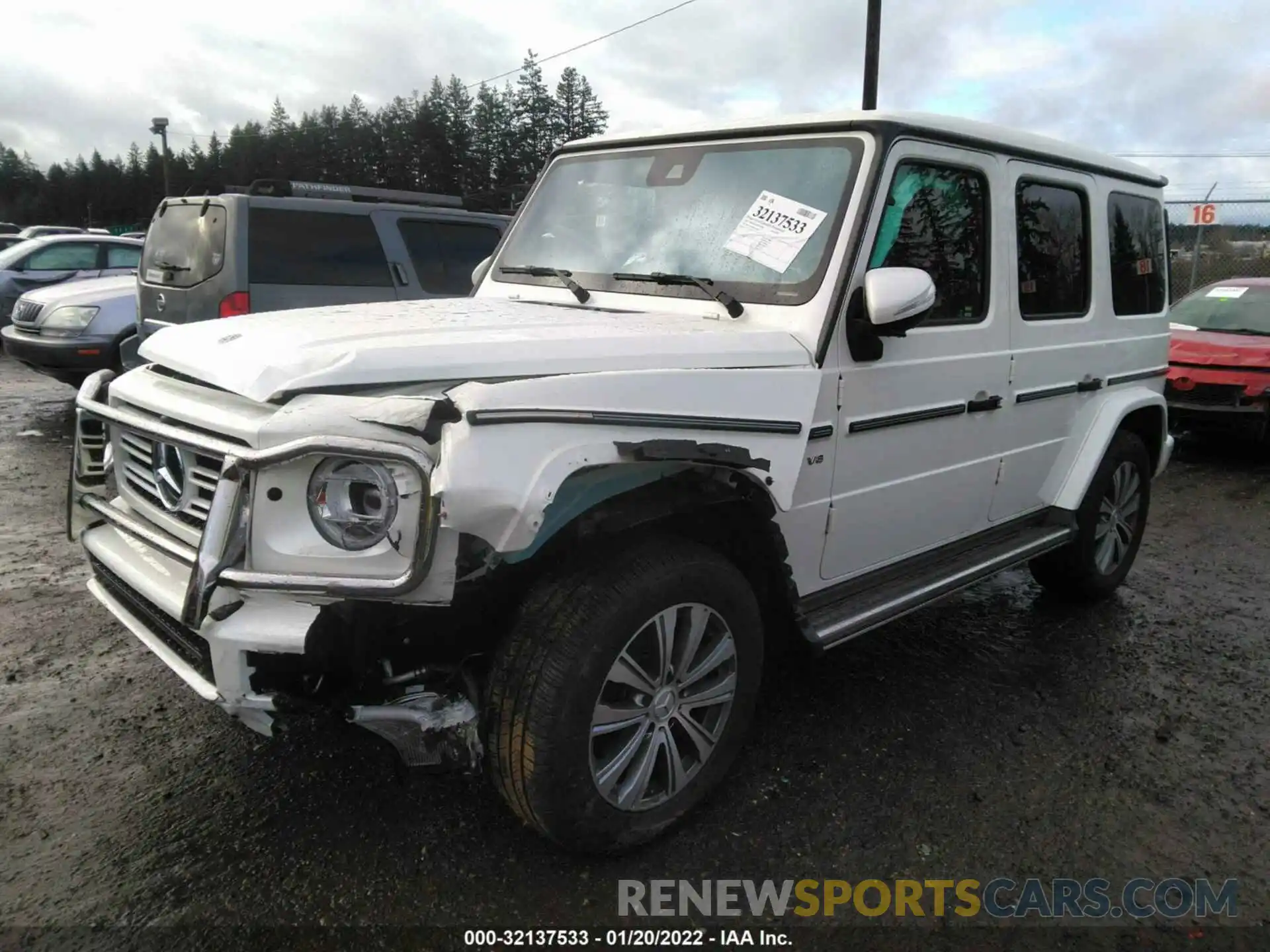 2 Photograph of a damaged car WDCYC6BJ5LX333660 MERCEDES-BENZ G-CLASS 2020