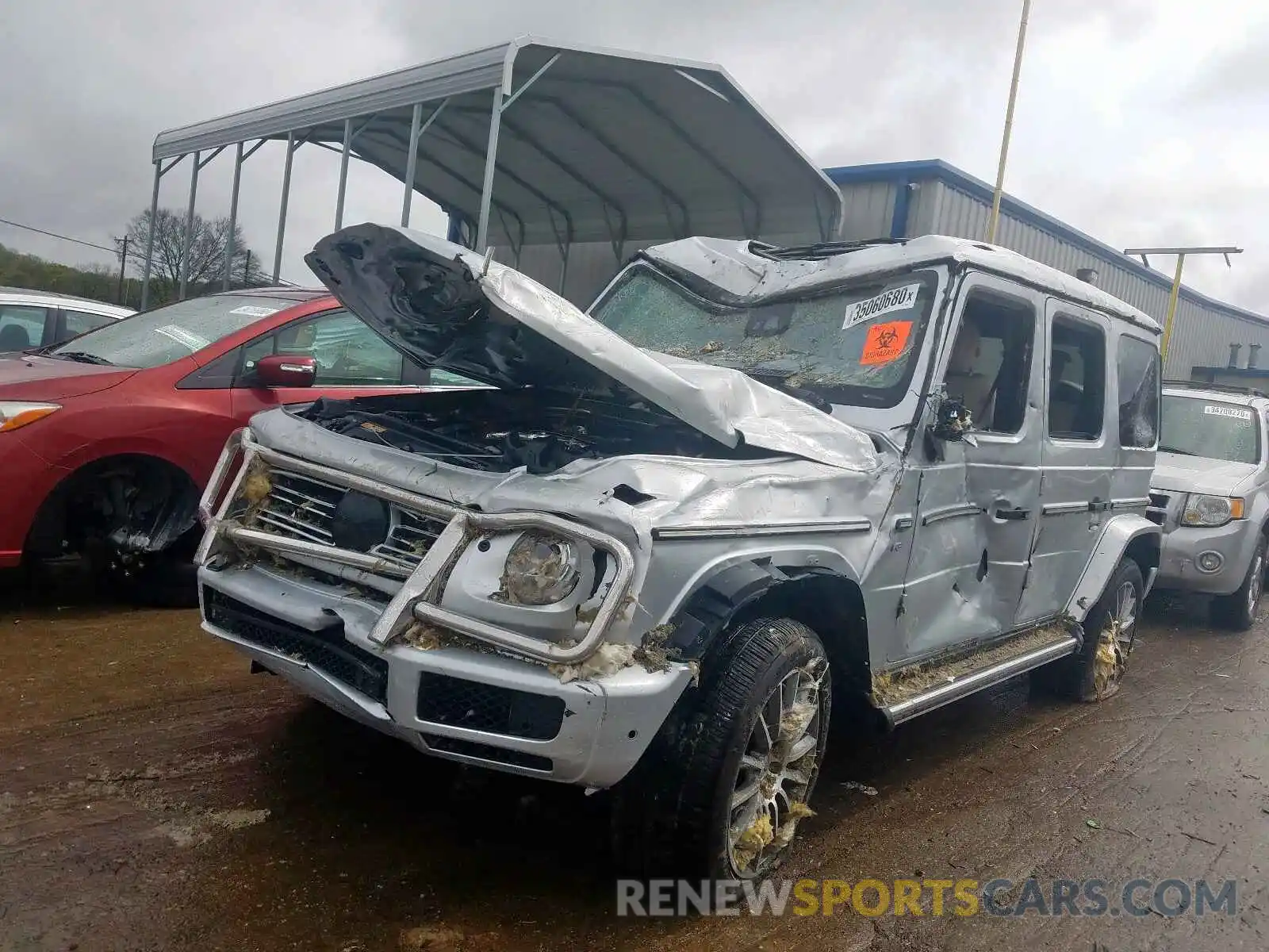 2 Фотография поврежденного автомобиля WDCYC6BJ5LX335893 MERCEDES-BENZ G CLASS 2020