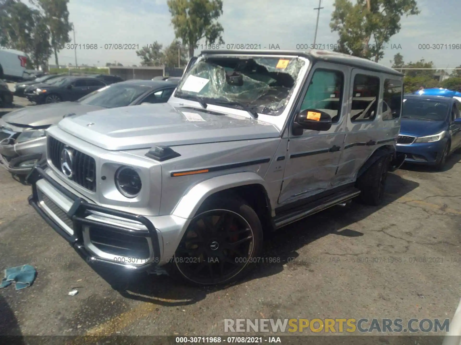 2 Photograph of a damaged car WDCYC7HJ2LX336920 MERCEDES-BENZ G-CLASS 2020