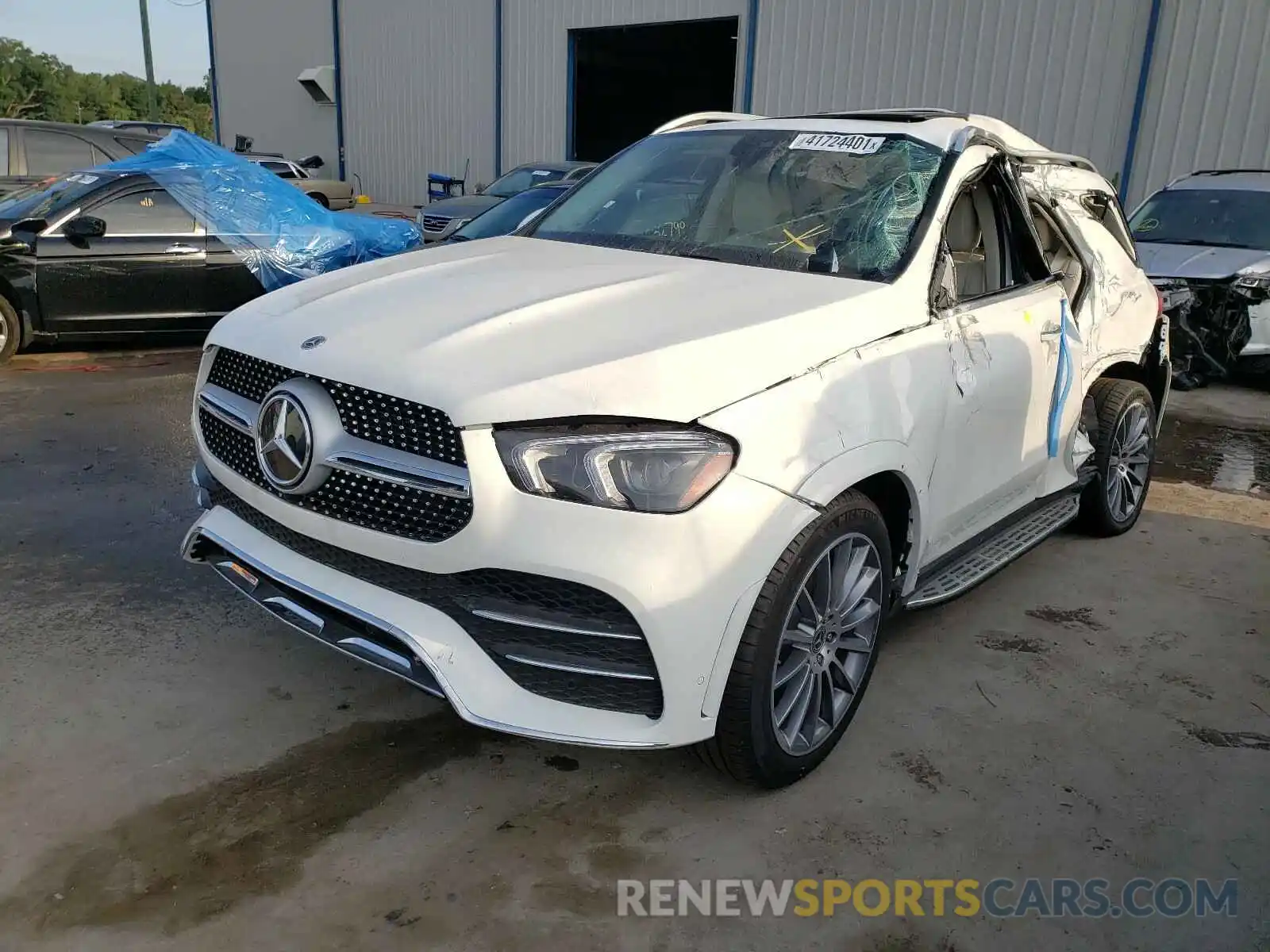 2 Photograph of a damaged car 4JGFB4JB9MA436465 MERCEDES-BENZ G CLASS 2021