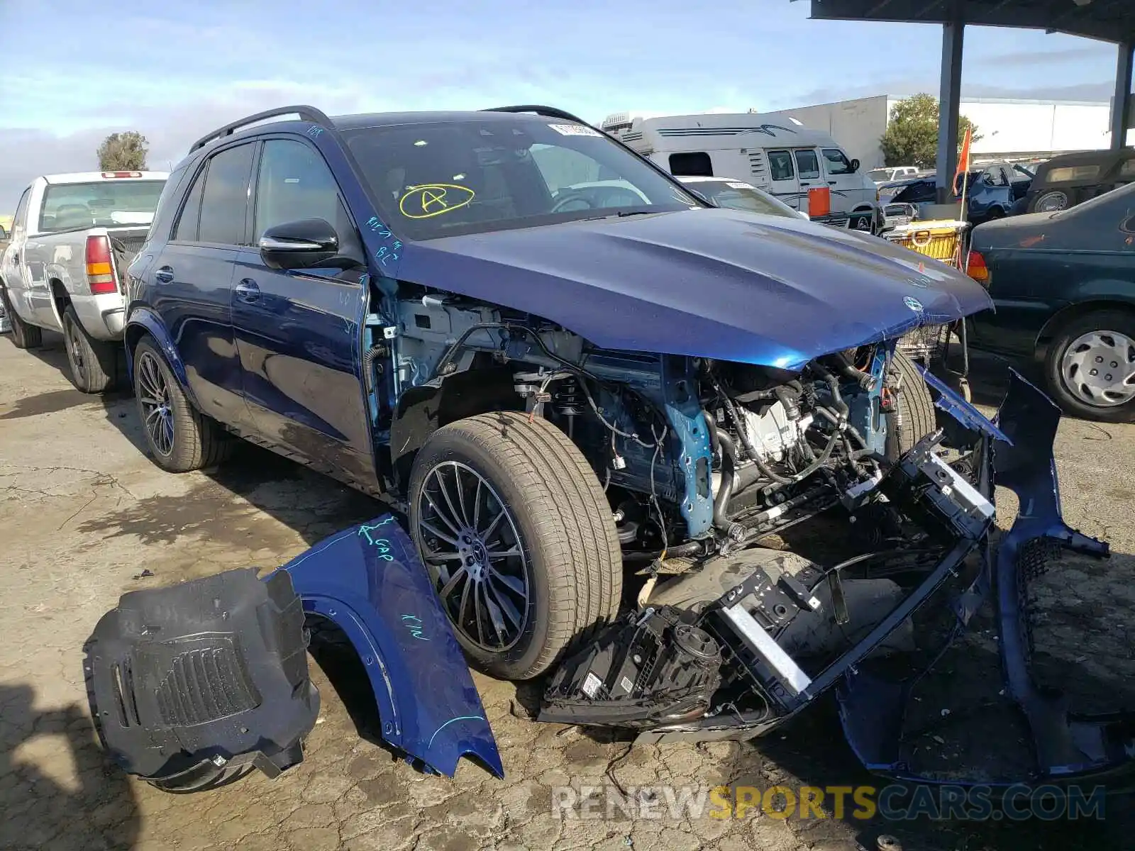 1 Photograph of a damaged car 4JGFB4KB8MA362552 MERCEDES-BENZ G CLASS 2021