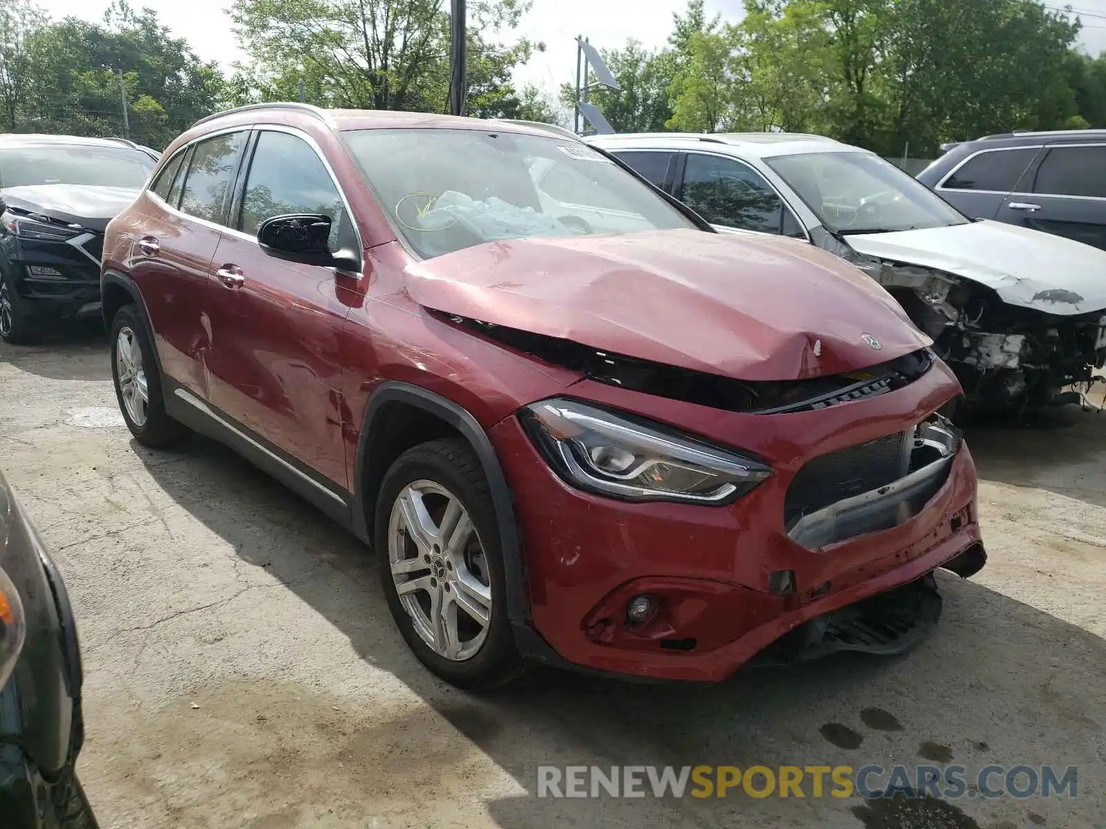 1 Photograph of a damaged car W1N4N4GB2MJ161539 MERCEDES-BENZ G CLASS 2021