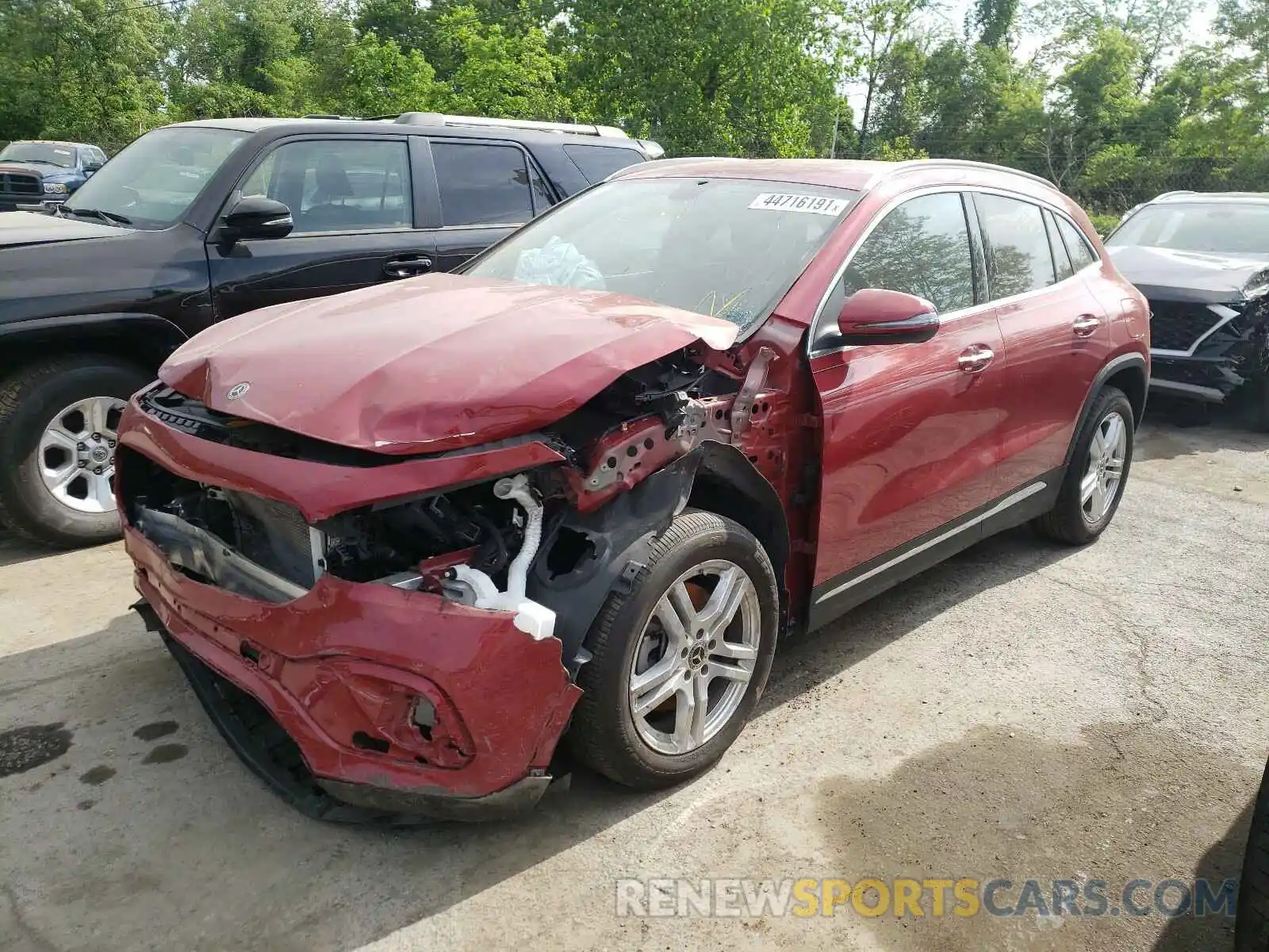 2 Photograph of a damaged car W1N4N4GB2MJ161539 MERCEDES-BENZ G CLASS 2021