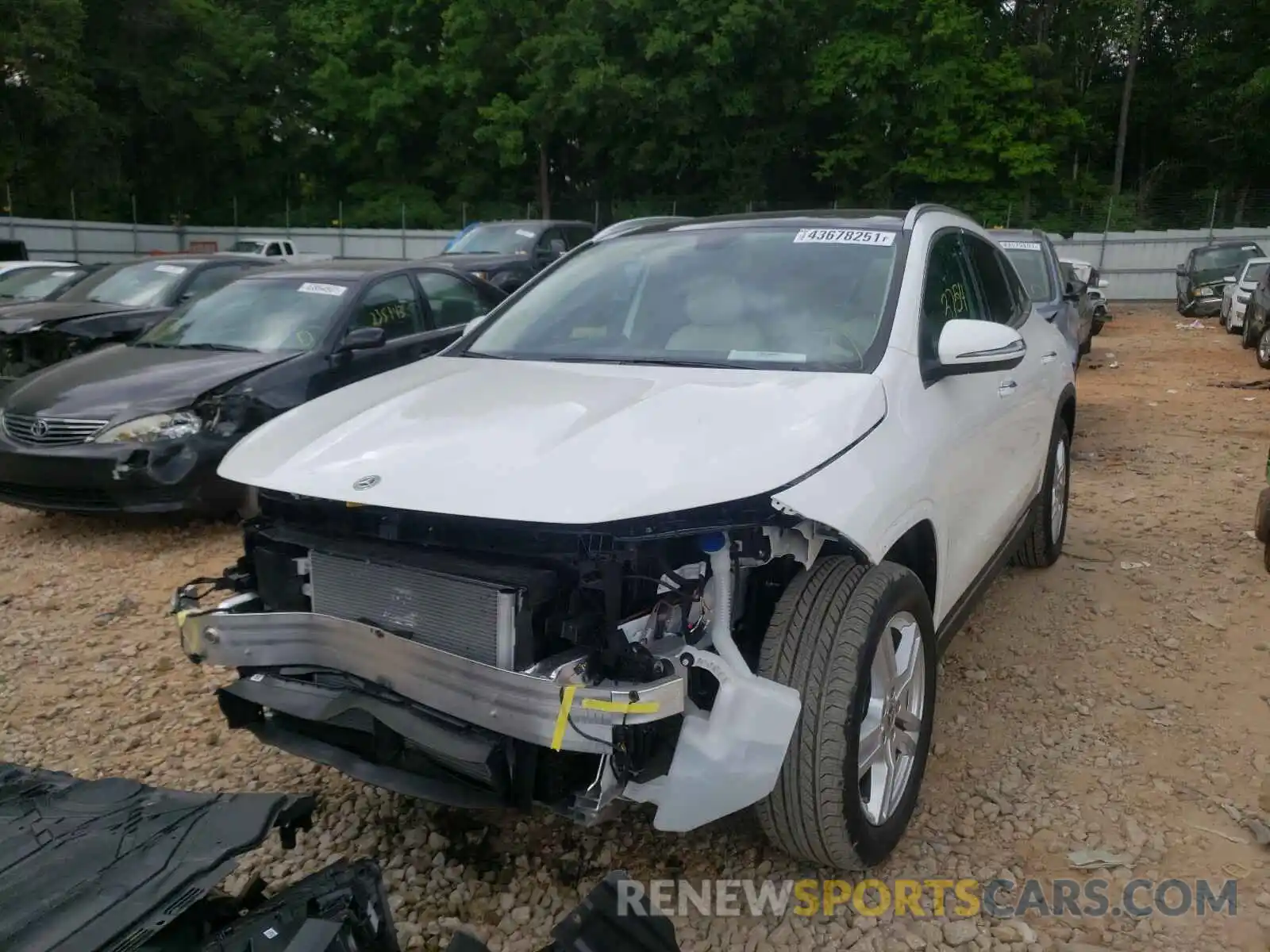 2 Photograph of a damaged car W1N4N4GB3MJ158276 MERCEDES-BENZ G CLASS 2021