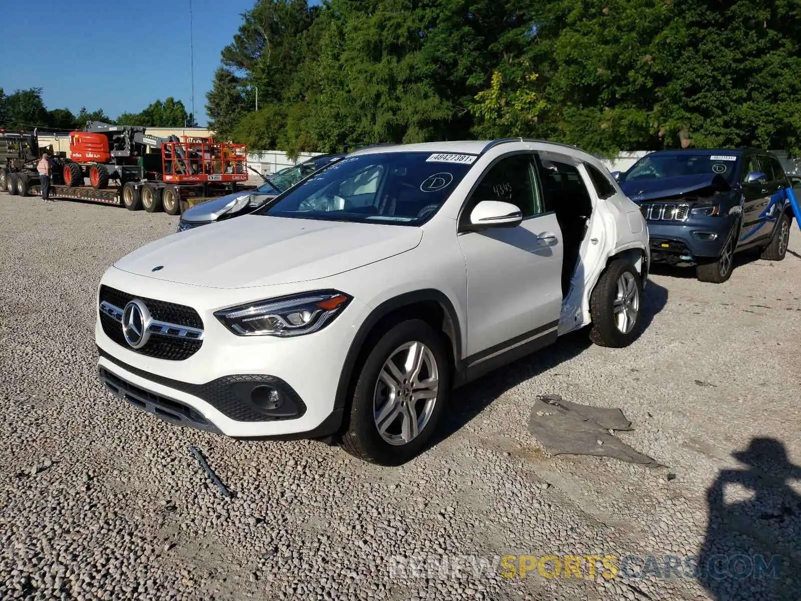 2 Photograph of a damaged car W1N4N4GB7MJ201341 MERCEDES-BENZ G CLASS 2021