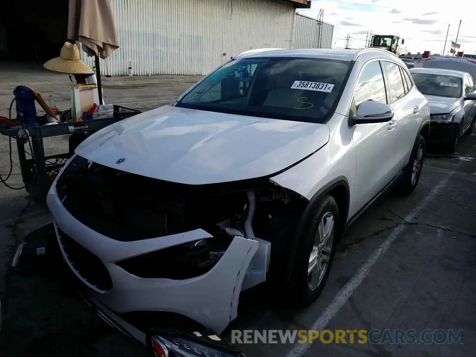 2 Фотография поврежденного автомобиля W1N4N4GB8MJ185697 MERCEDES-BENZ G CLASS 2021