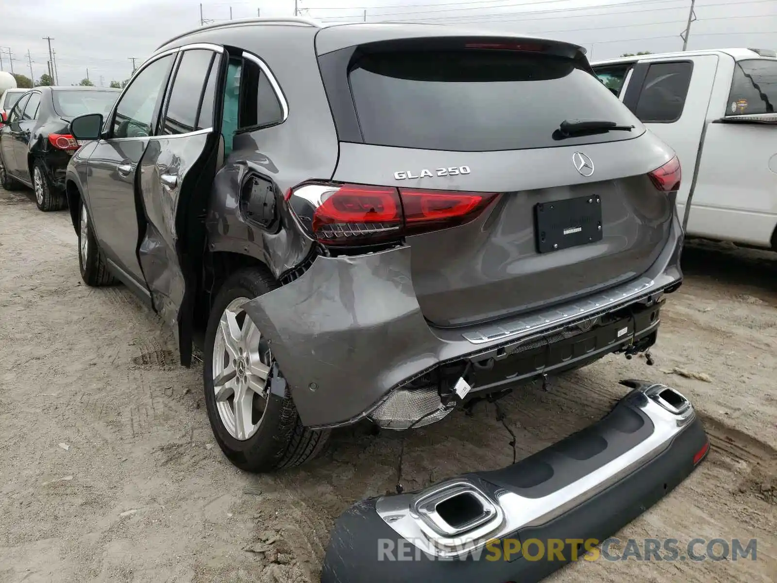 3 Фотография поврежденного автомобиля W1N4N4GB9MJ204970 MERCEDES-BENZ G CLASS 2021