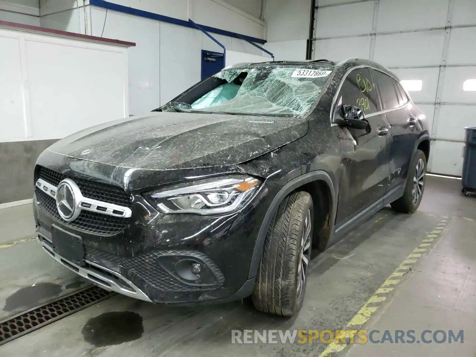 2 Photograph of a damaged car W1N4N4HB3MJ145817 MERCEDES-BENZ G CLASS 2021