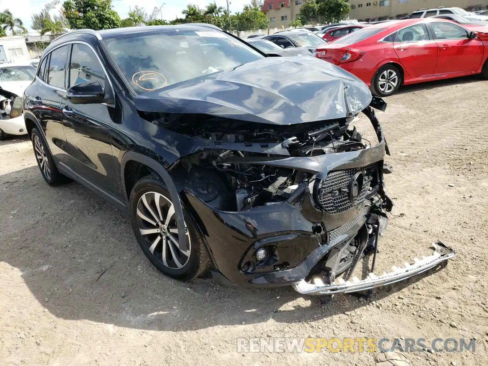 1 Photograph of a damaged car W1N4N4HB4MJ137970 MERCEDES-BENZ G CLASS 2021