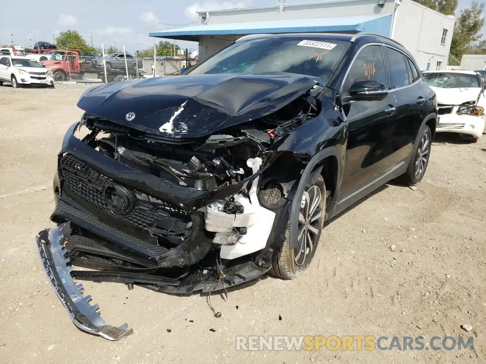 2 Photograph of a damaged car W1N4N4HB4MJ137970 MERCEDES-BENZ G CLASS 2021