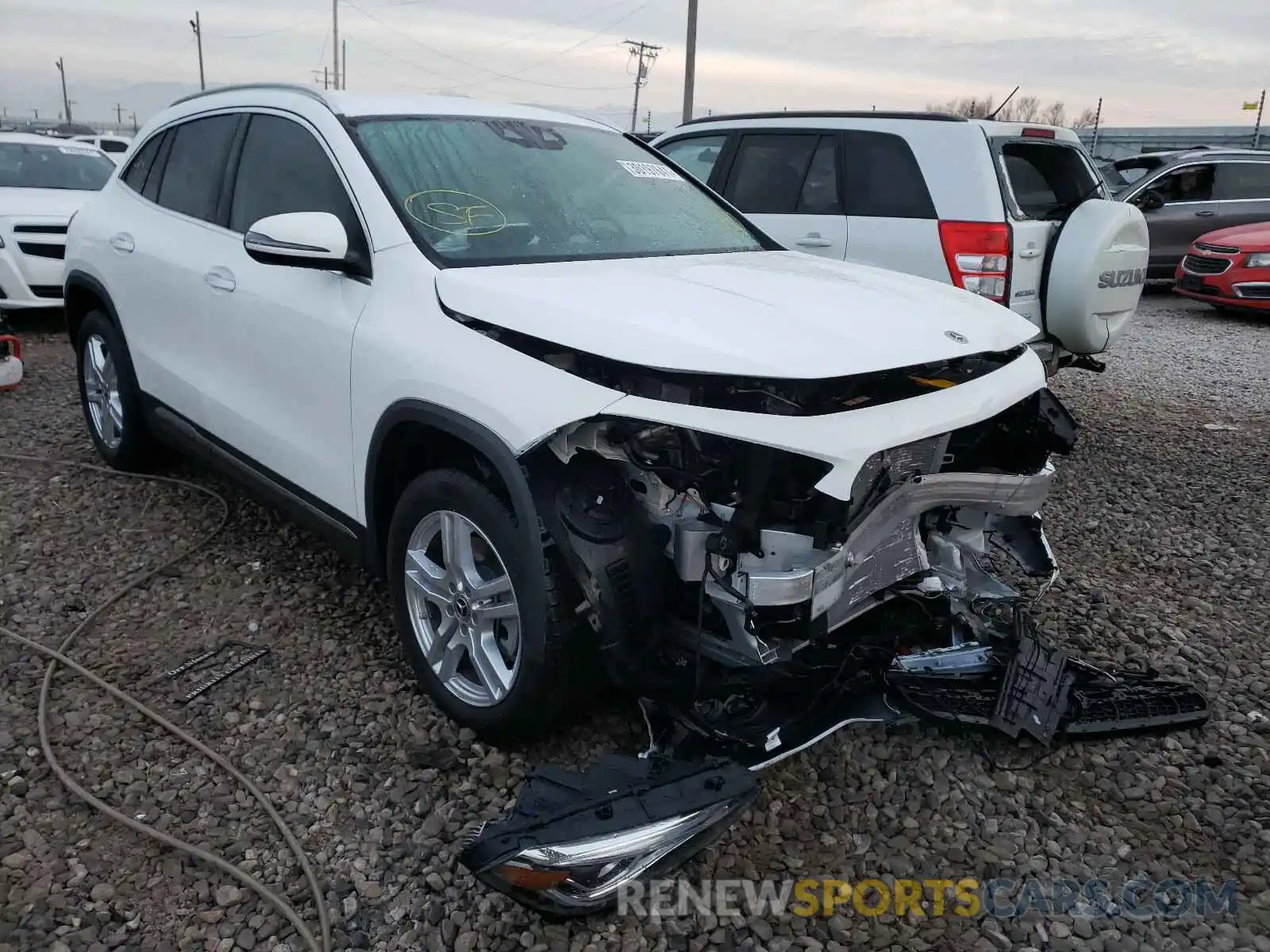 1 Photograph of a damaged car W1N4N4HB8MJ179669 MERCEDES-BENZ G CLASS 2021