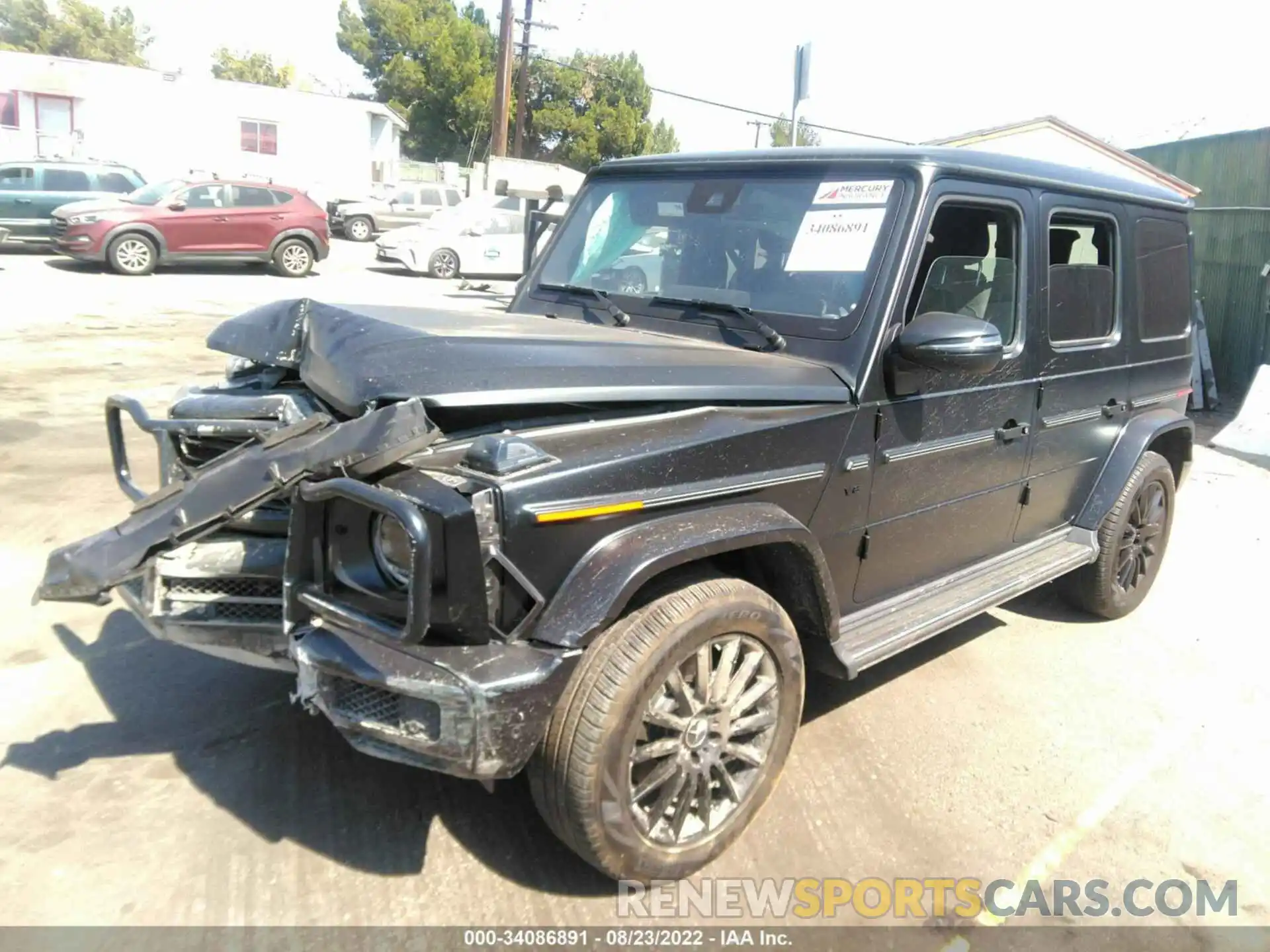 2 Photograph of a damaged car W1NYC6BJ0MX406949 MERCEDES-BENZ G-CLASS 2021