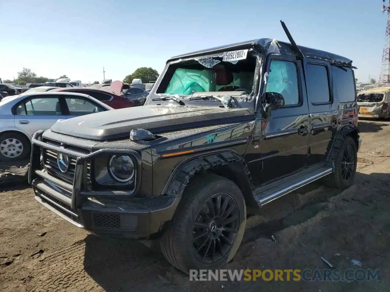 2 Photograph of a damaged car W1NYC6BJ1MX402442 MERCEDES-BENZ G-CLASS 2021