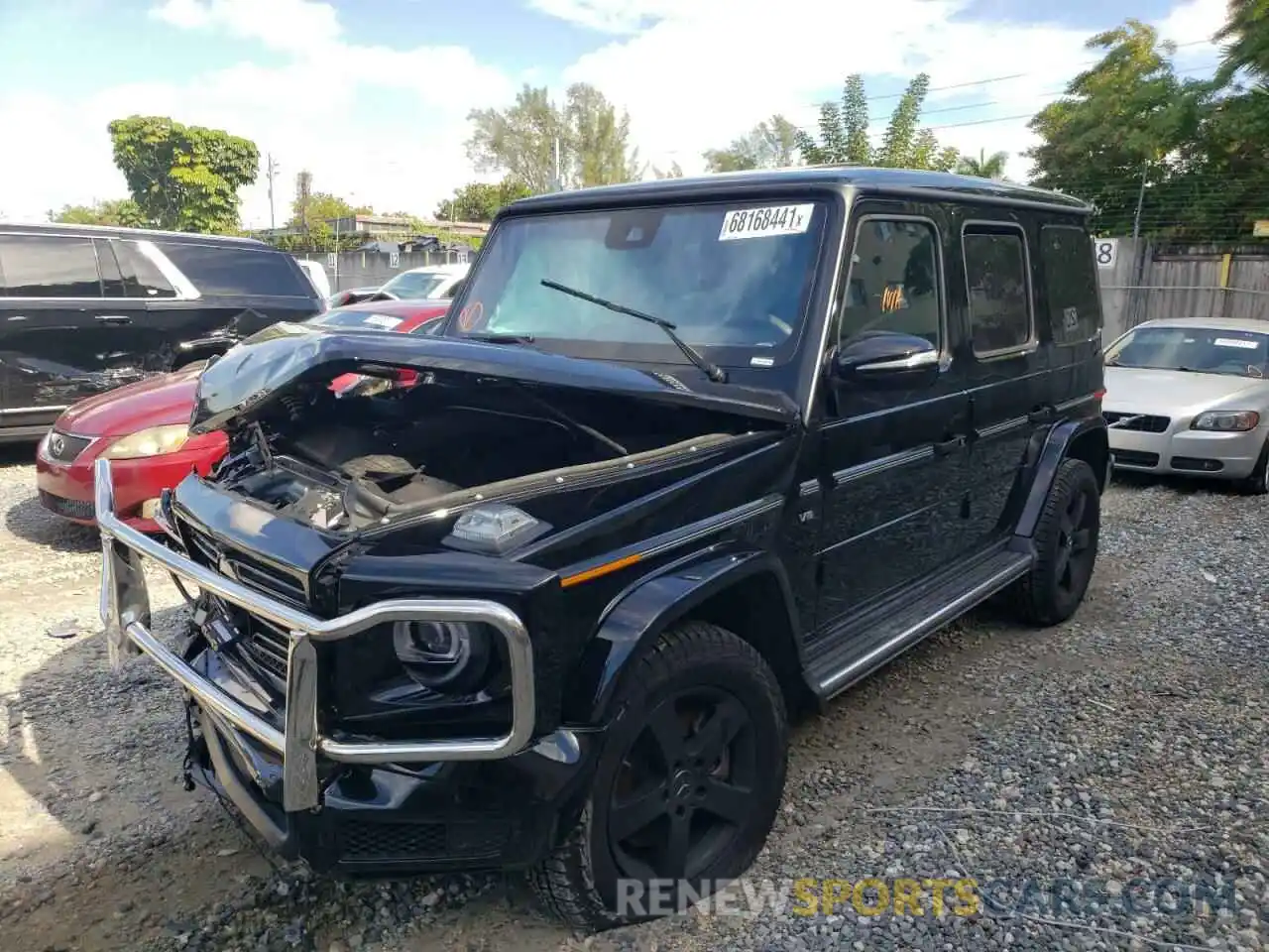 2 Photograph of a damaged car W1NYC6BJ3MX373283 MERCEDES-BENZ G-CLASS 2021