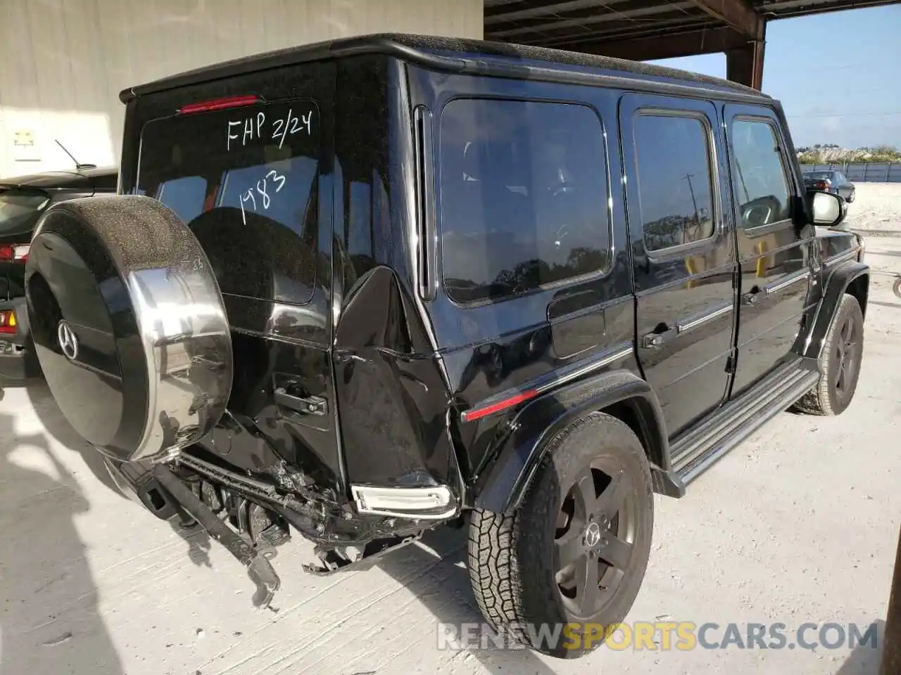 4 Фотография поврежденного автомобиля W1NYC6BJXMX371983 MERCEDES-BENZ G-CLASS 2021