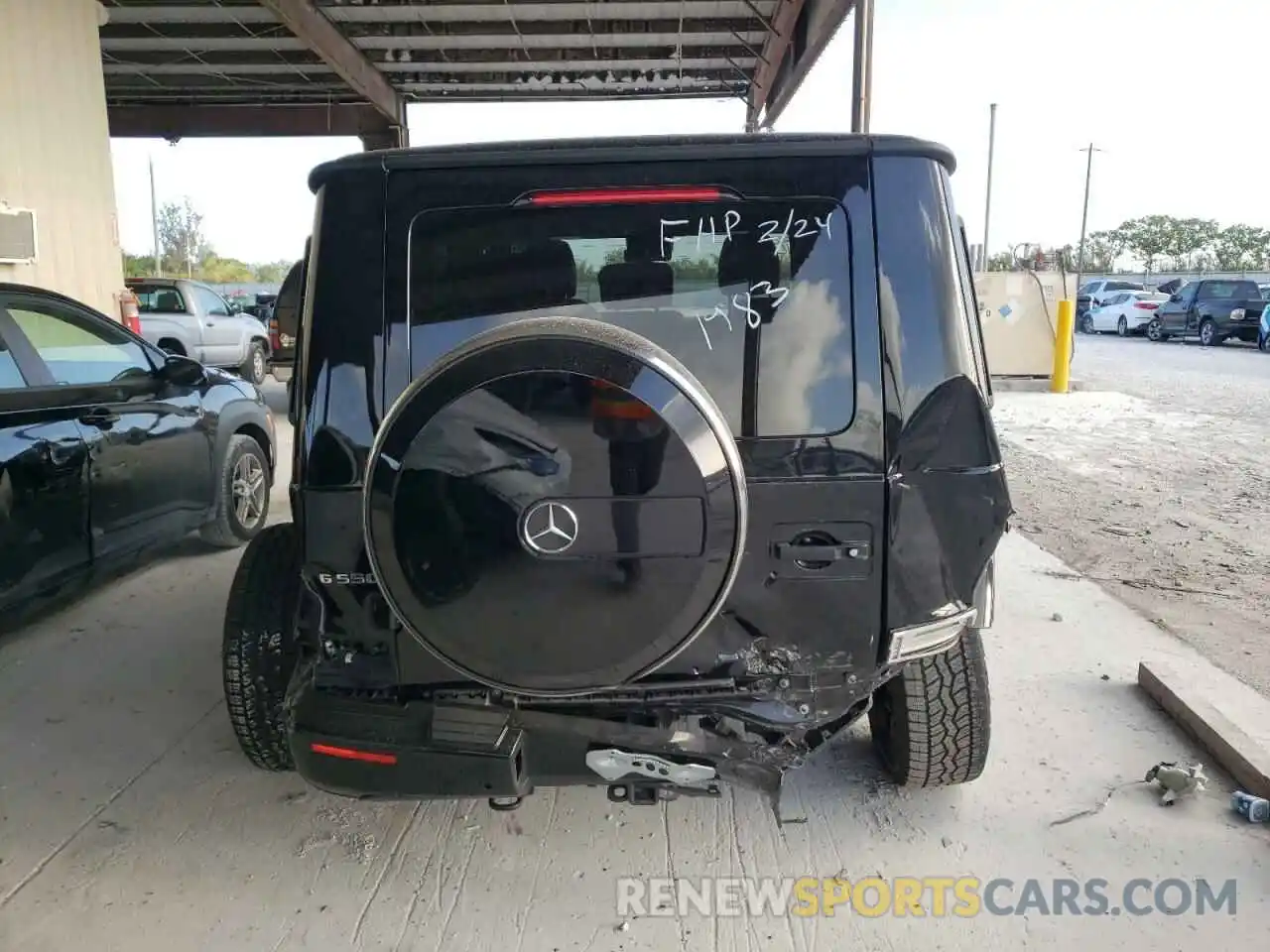 9 Photograph of a damaged car W1NYC6BJXMX371983 MERCEDES-BENZ G-CLASS 2021