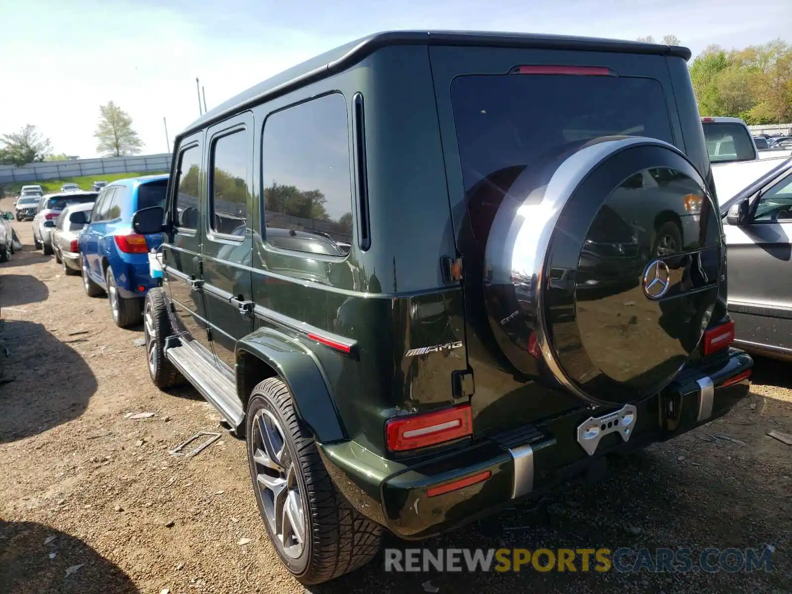 3 Photograph of a damaged car W1NYC7HJ0MX381340 MERCEDES-BENZ G-CLASS 2021