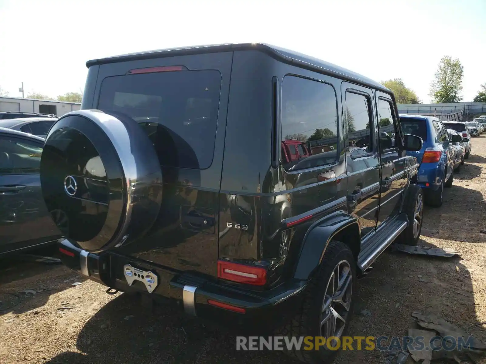 4 Photograph of a damaged car W1NYC7HJ0MX381340 MERCEDES-BENZ G-CLASS 2021