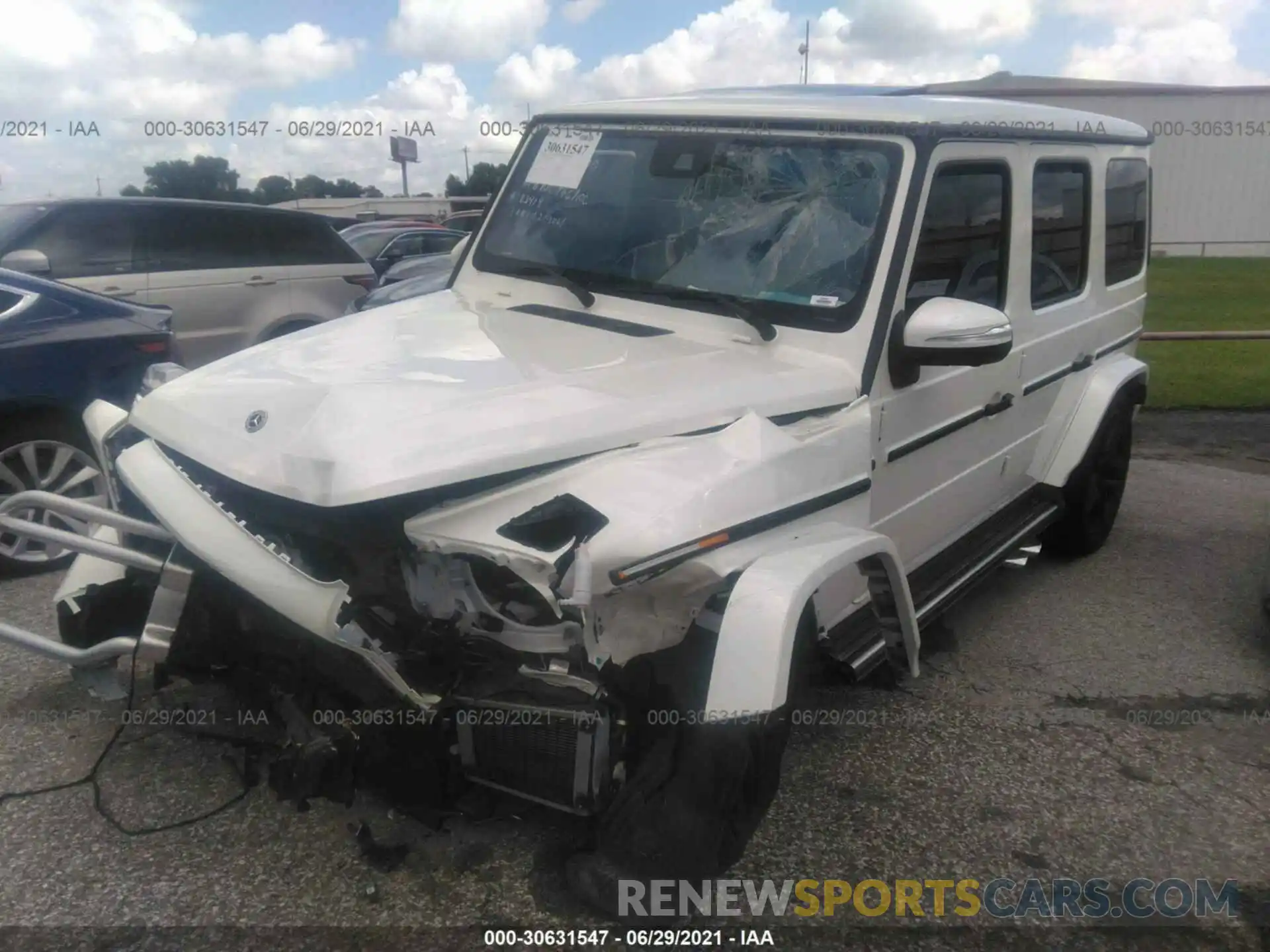 2 Photograph of a damaged car W1NYC7HJ1MX385705 MERCEDES-BENZ G-CLASS 2021