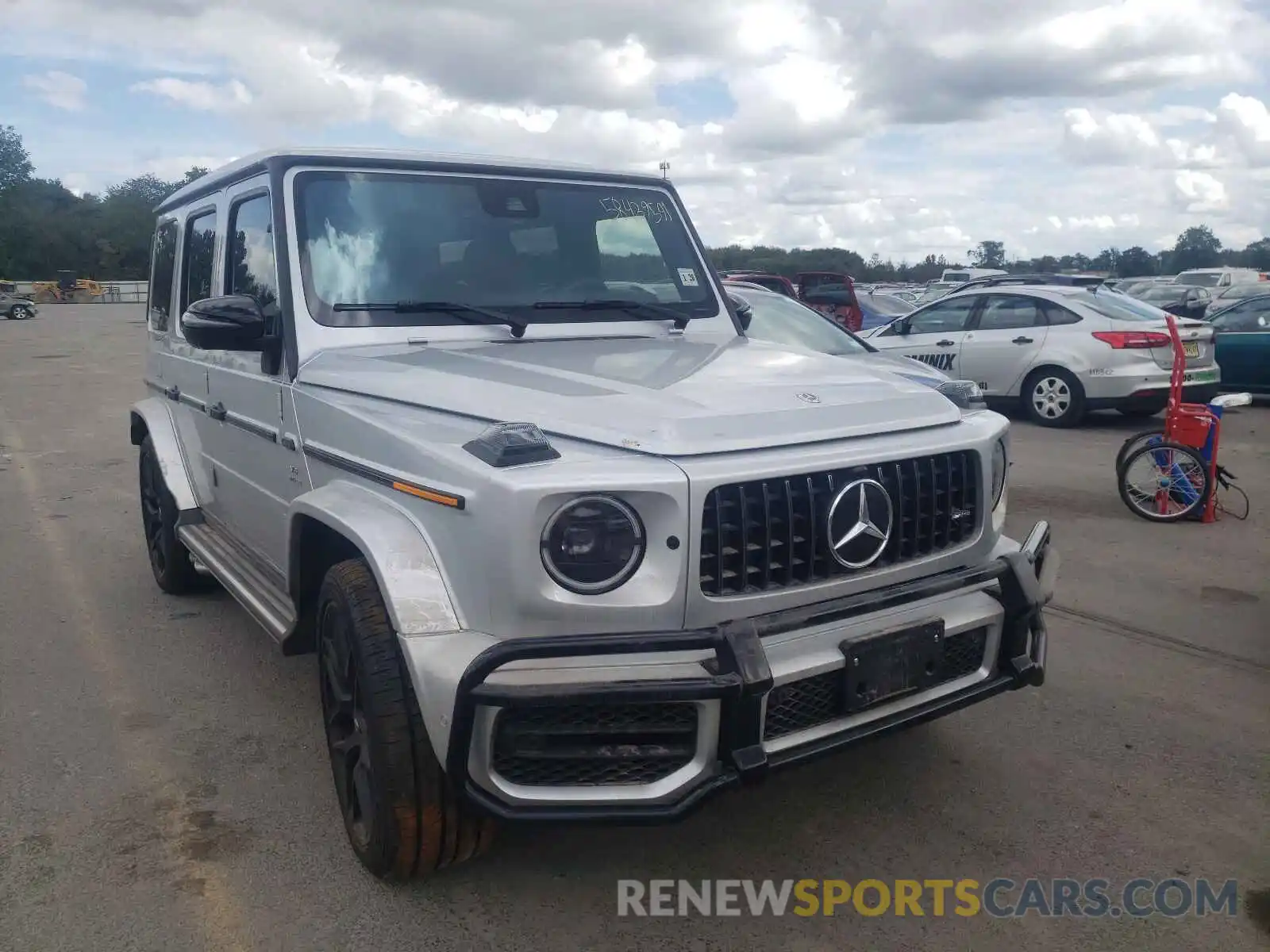 1 Фотография поврежденного автомобиля W1NYC7HJ3MX384684 MERCEDES-BENZ G-CLASS 2021