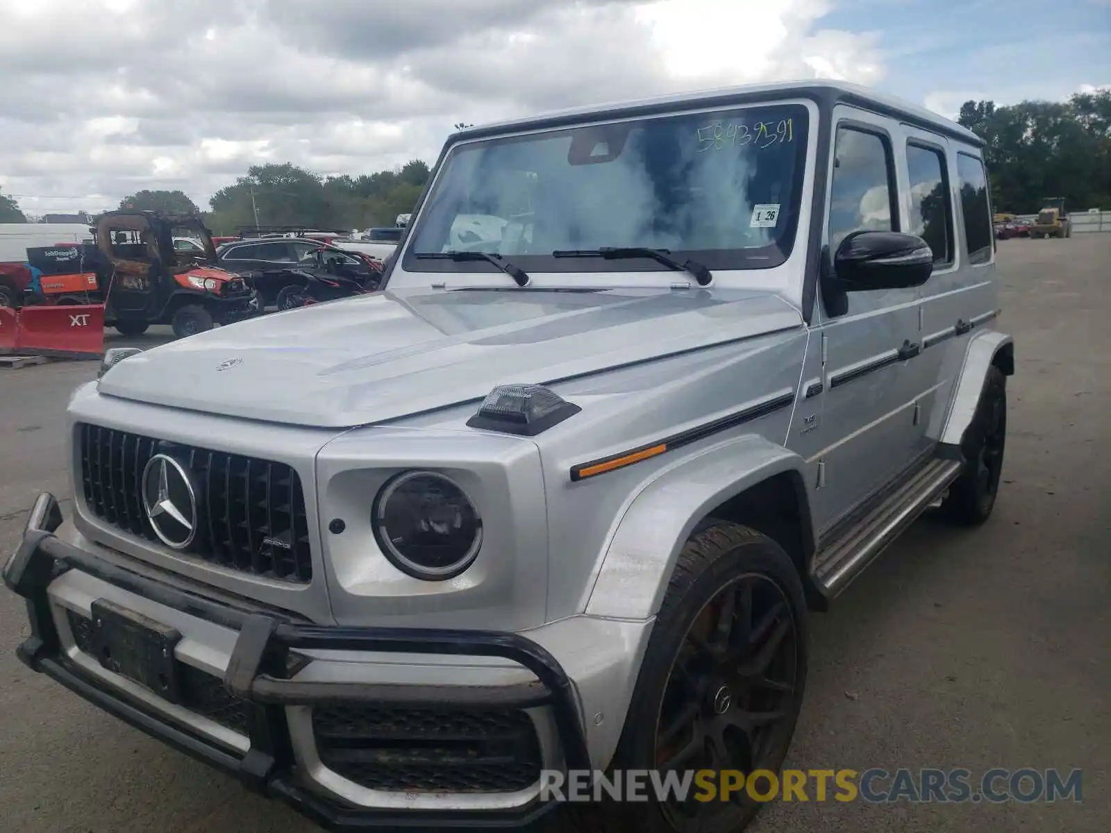 2 Photograph of a damaged car W1NYC7HJ3MX384684 MERCEDES-BENZ G-CLASS 2021