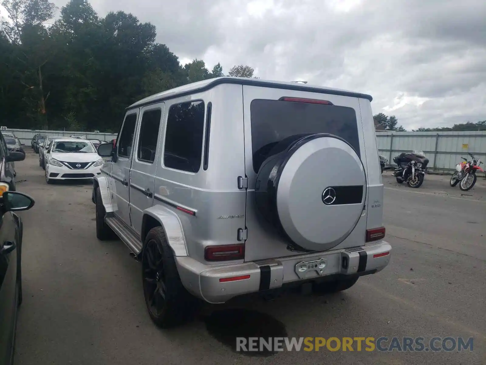 3 Photograph of a damaged car W1NYC7HJ3MX384684 MERCEDES-BENZ G-CLASS 2021