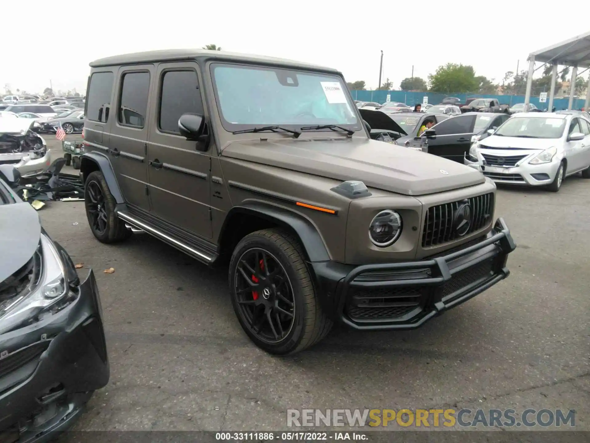 1 Фотография поврежденного автомобиля W1NYC7HJ3MX411544 MERCEDES-BENZ G-CLASS 2021