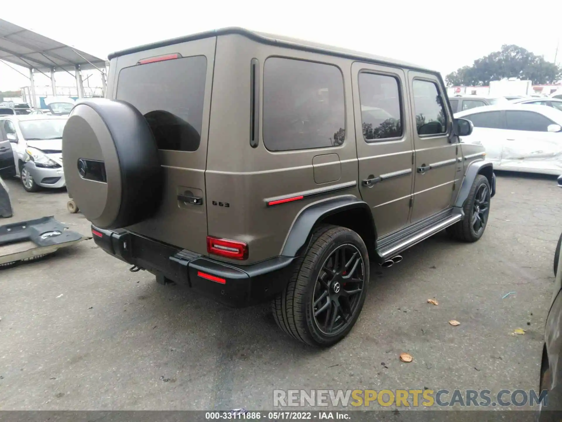 4 Фотография поврежденного автомобиля W1NYC7HJ3MX411544 MERCEDES-BENZ G-CLASS 2021