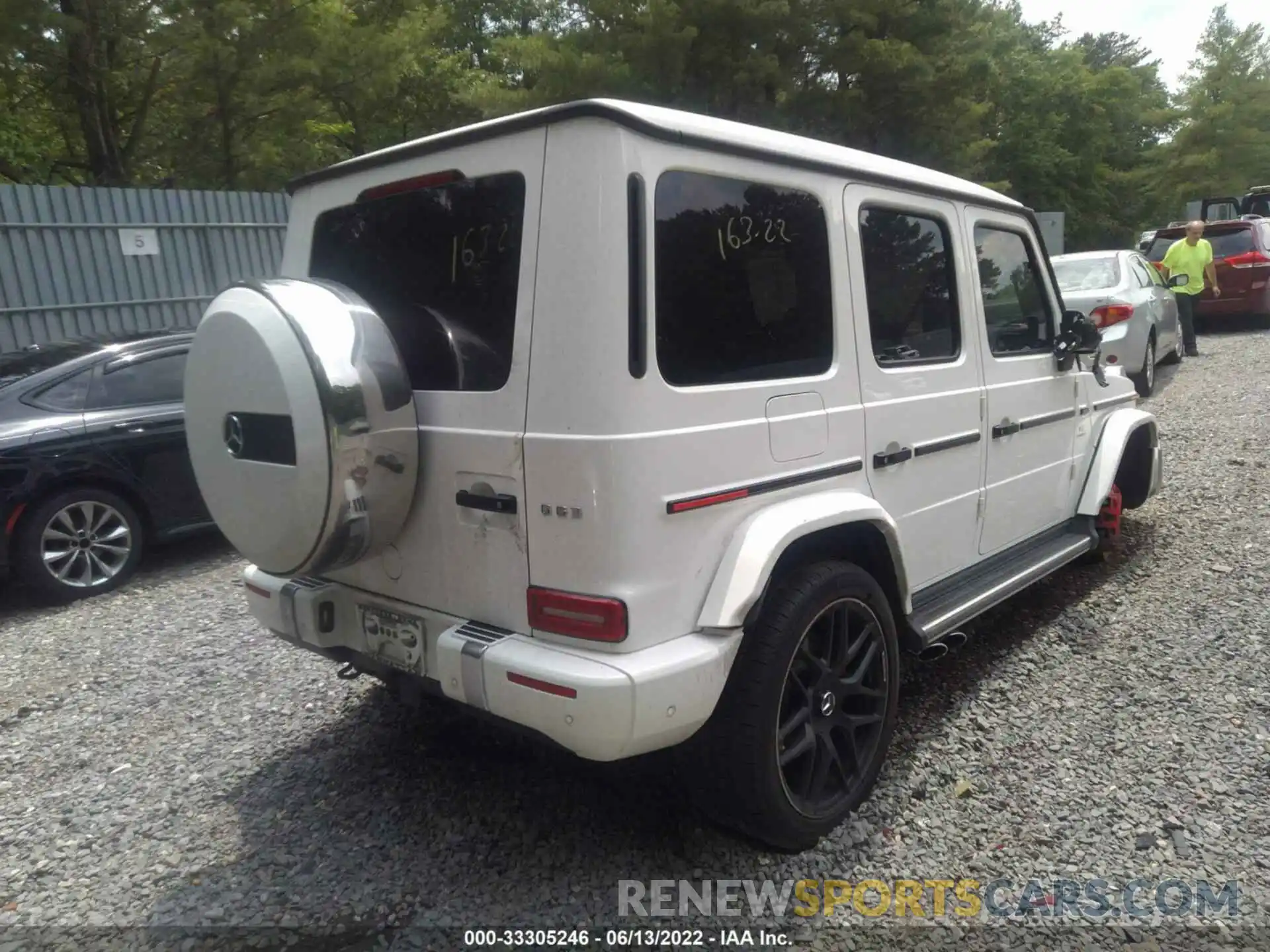 4 Photograph of a damaged car W1NYC7HJ5MX368163 MERCEDES-BENZ G-CLASS 2021