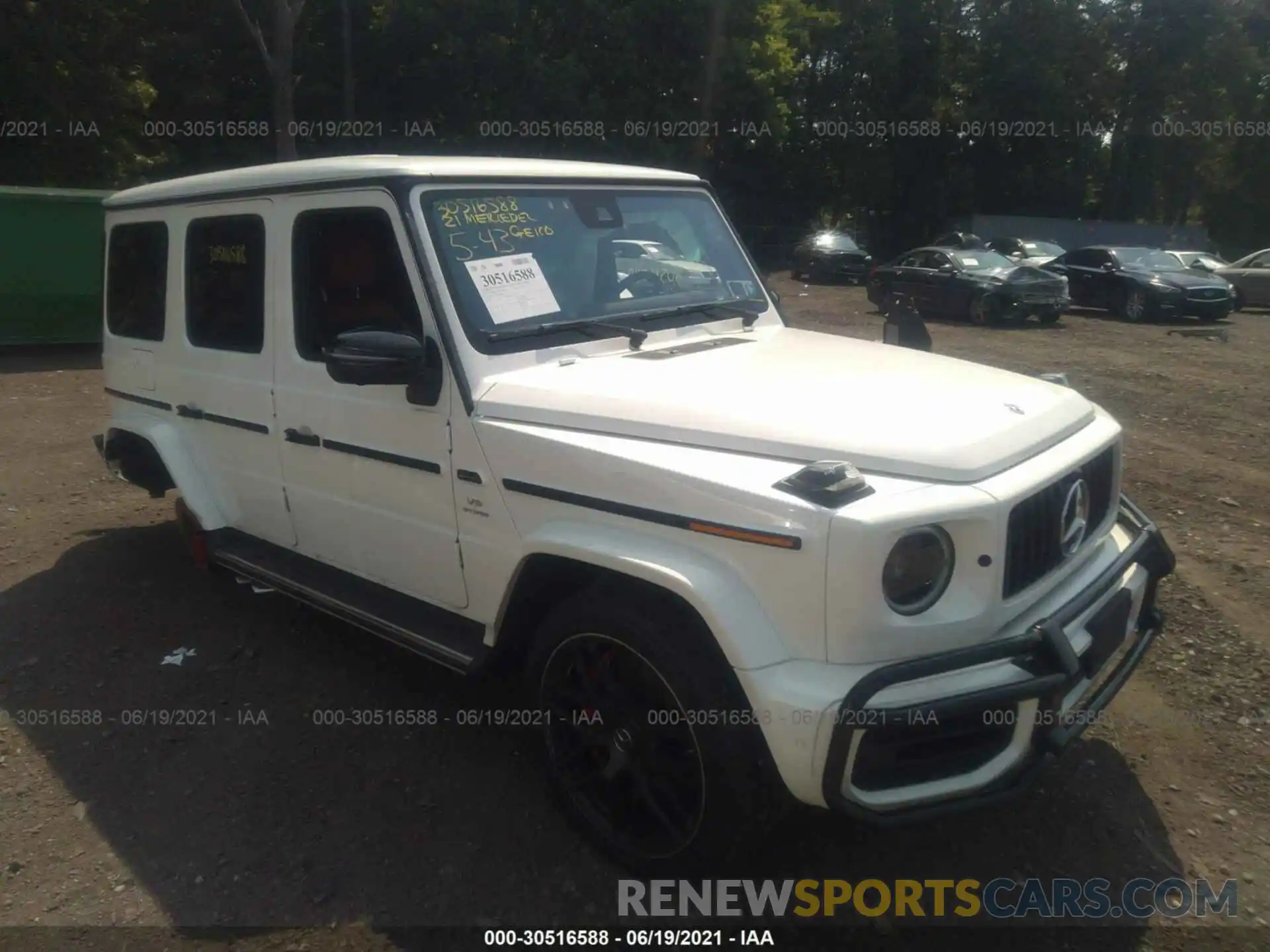 1 Photograph of a damaged car W1NYC7HJ6MX368995 MERCEDES-BENZ G-CLASS 2021