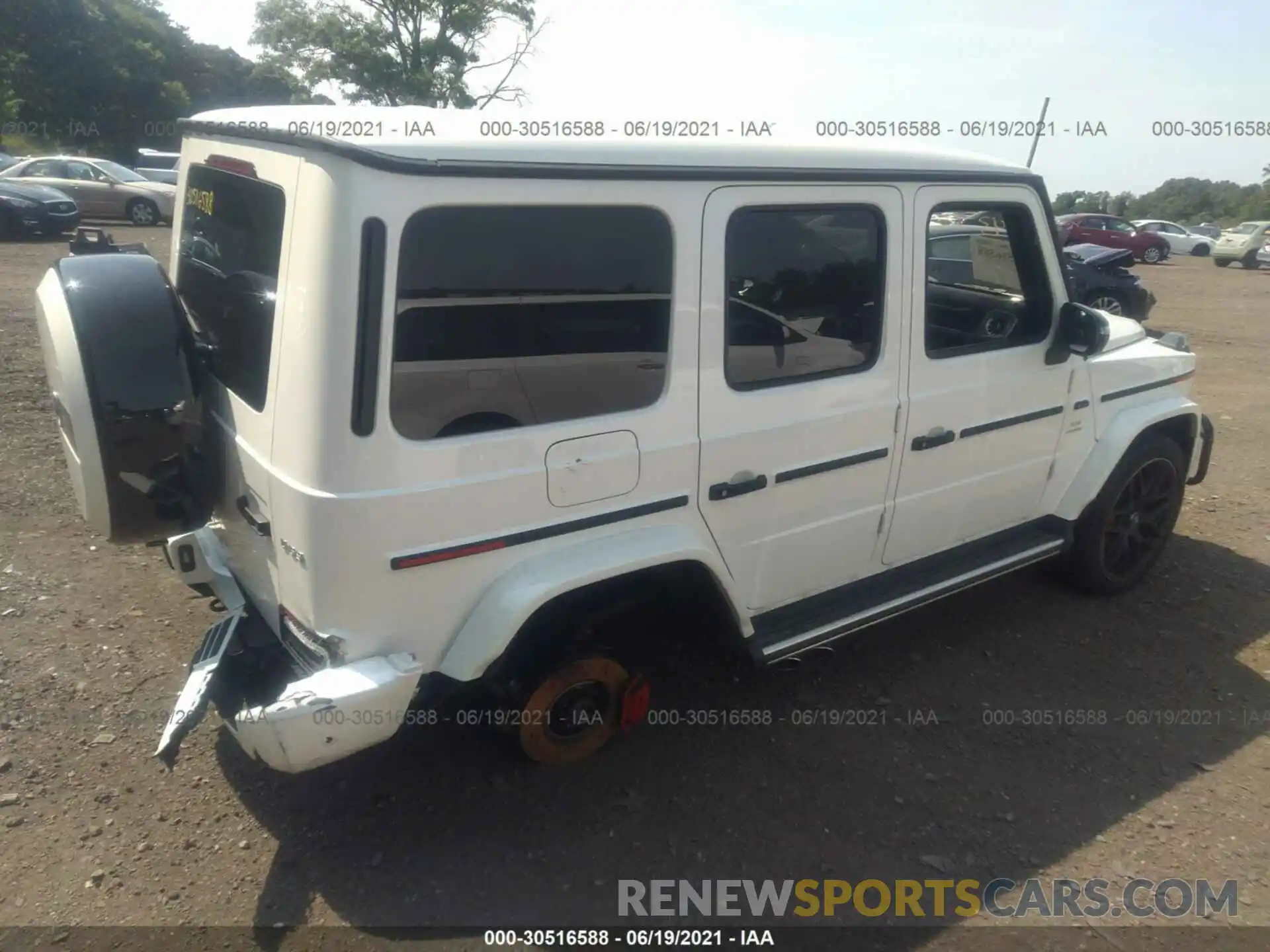 4 Photograph of a damaged car W1NYC7HJ6MX368995 MERCEDES-BENZ G-CLASS 2021