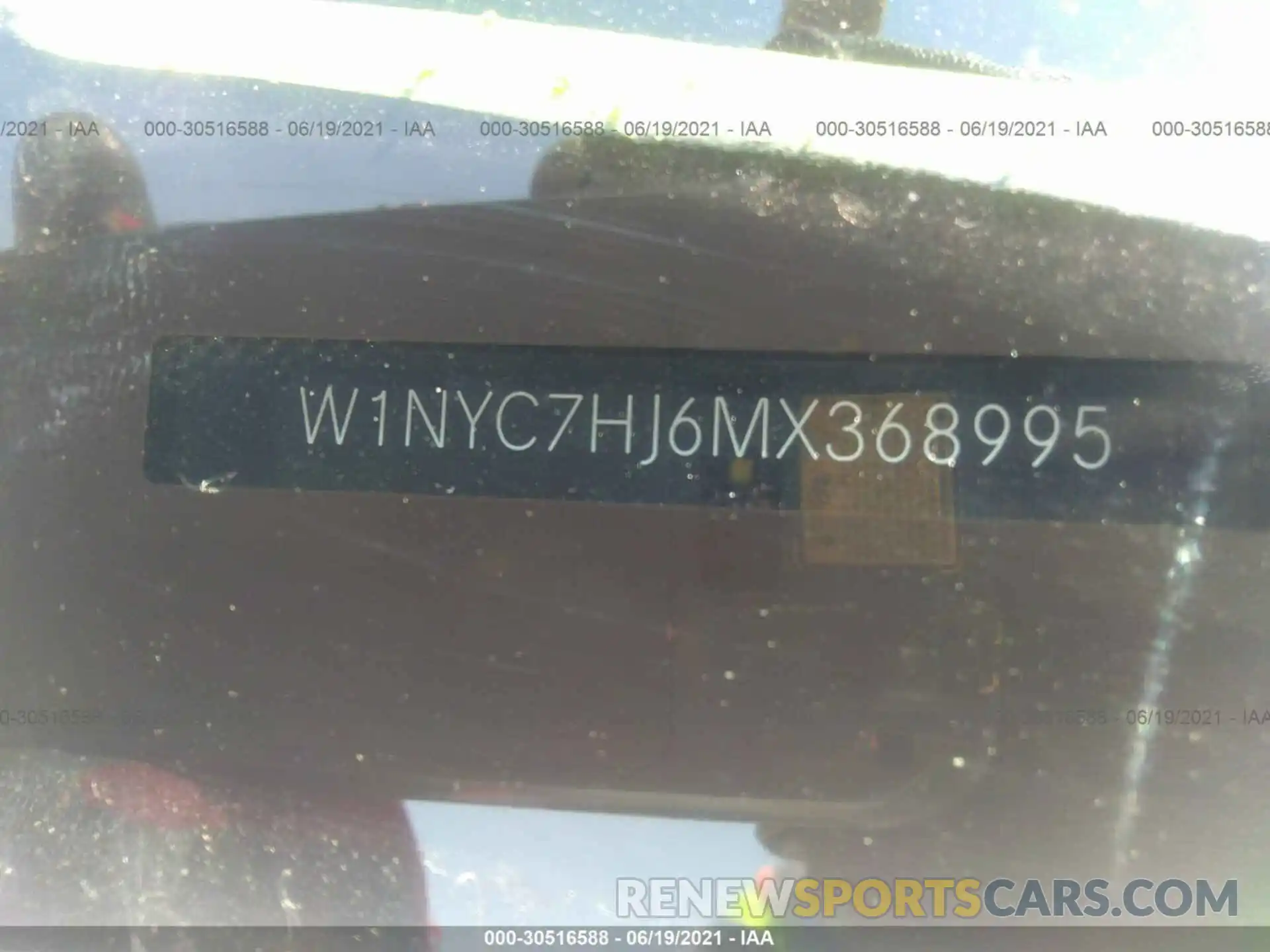 9 Photograph of a damaged car W1NYC7HJ6MX368995 MERCEDES-BENZ G-CLASS 2021