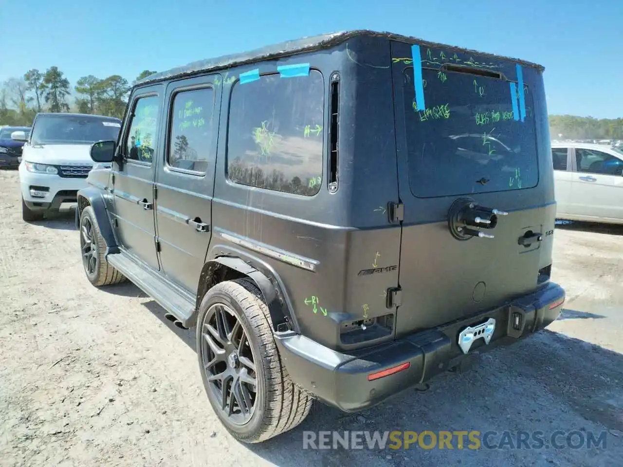 3 Photograph of a damaged car W1NYC7HJ6MX387482 MERCEDES-BENZ G-CLASS 2021