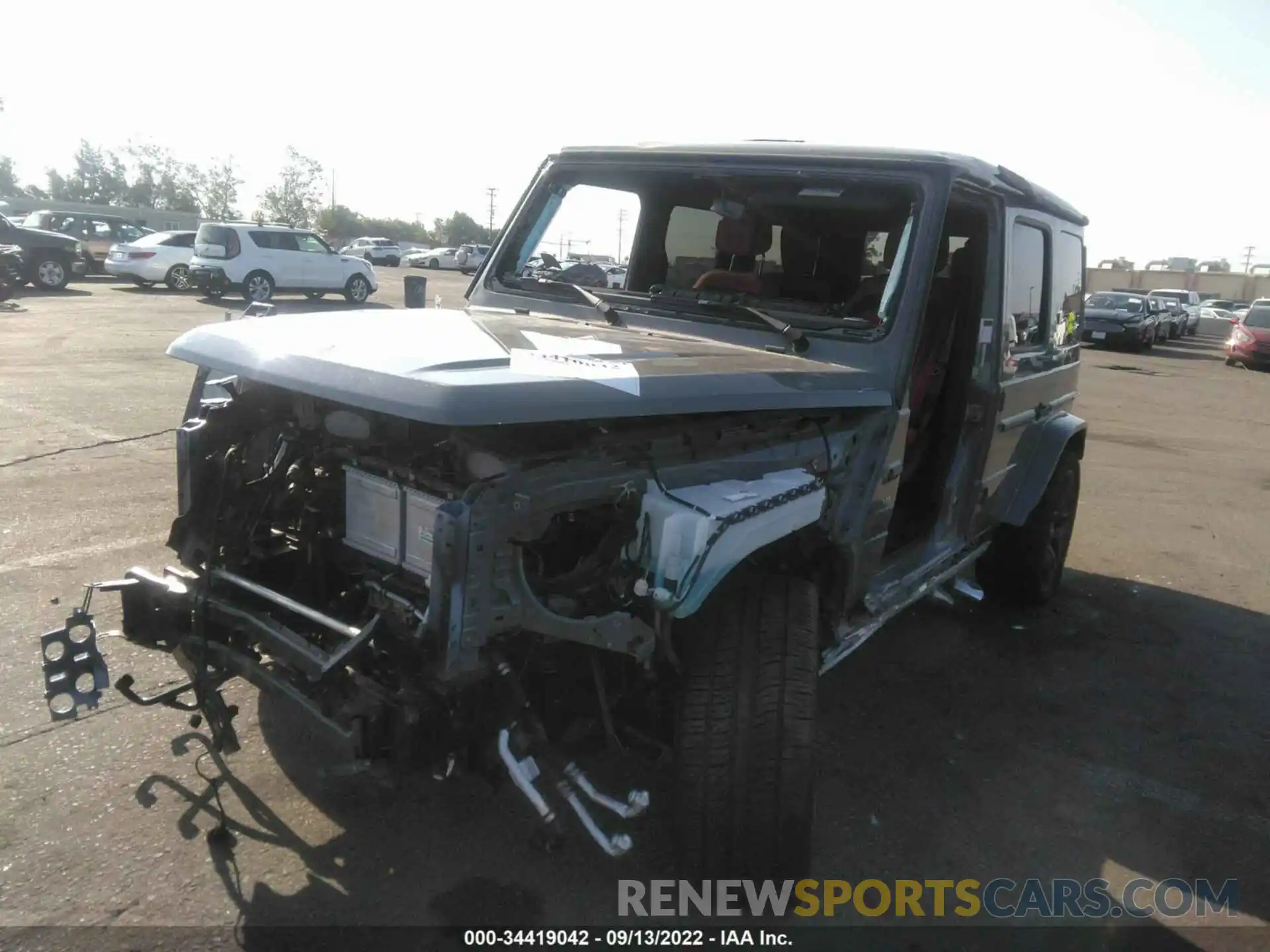 2 Photograph of a damaged car W1NYC7HJ6MX422781 MERCEDES-BENZ G-CLASS 2021