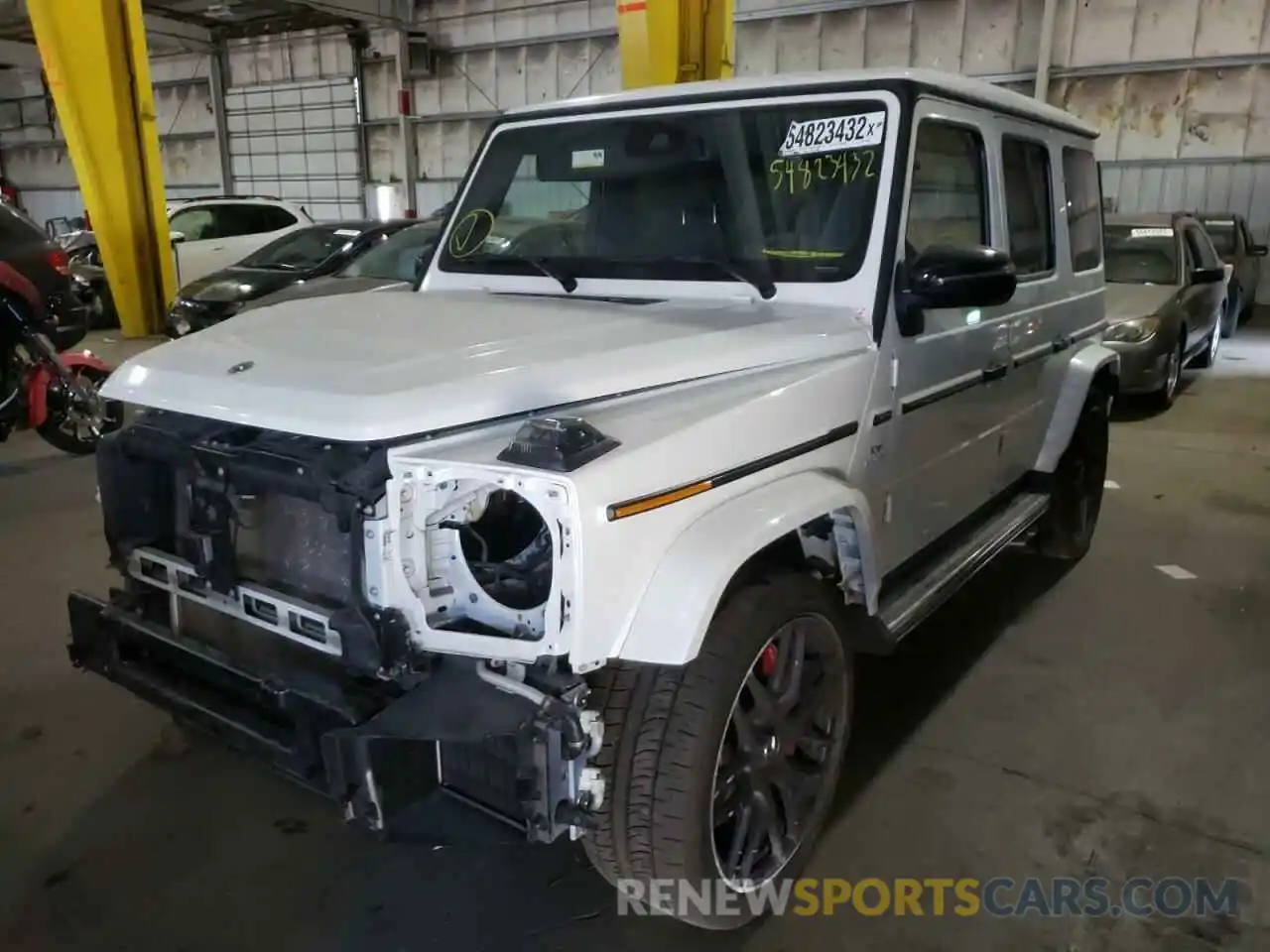 2 Photograph of a damaged car W1NYC7HJ7MX366933 MERCEDES-BENZ G-CLASS 2021