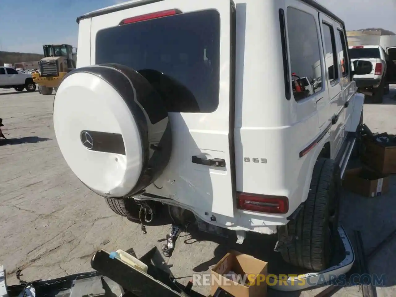 9 Photograph of a damaged car W1NYC7HJ7MX371260 MERCEDES-BENZ G-CLASS 2021