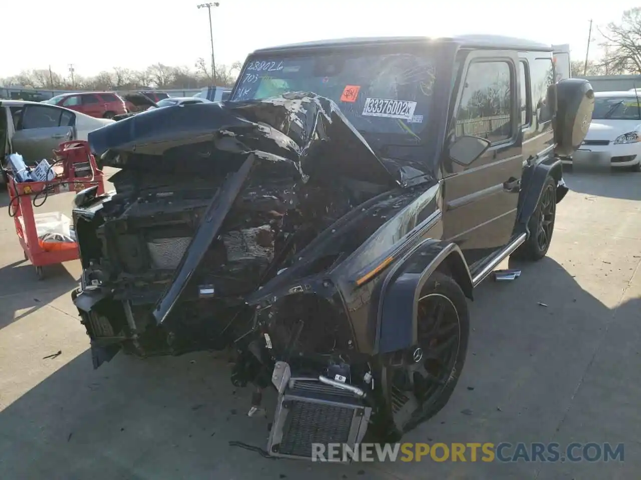 2 Photograph of a damaged car W1NYC7HJ7MX371694 MERCEDES-BENZ G-CLASS 2021