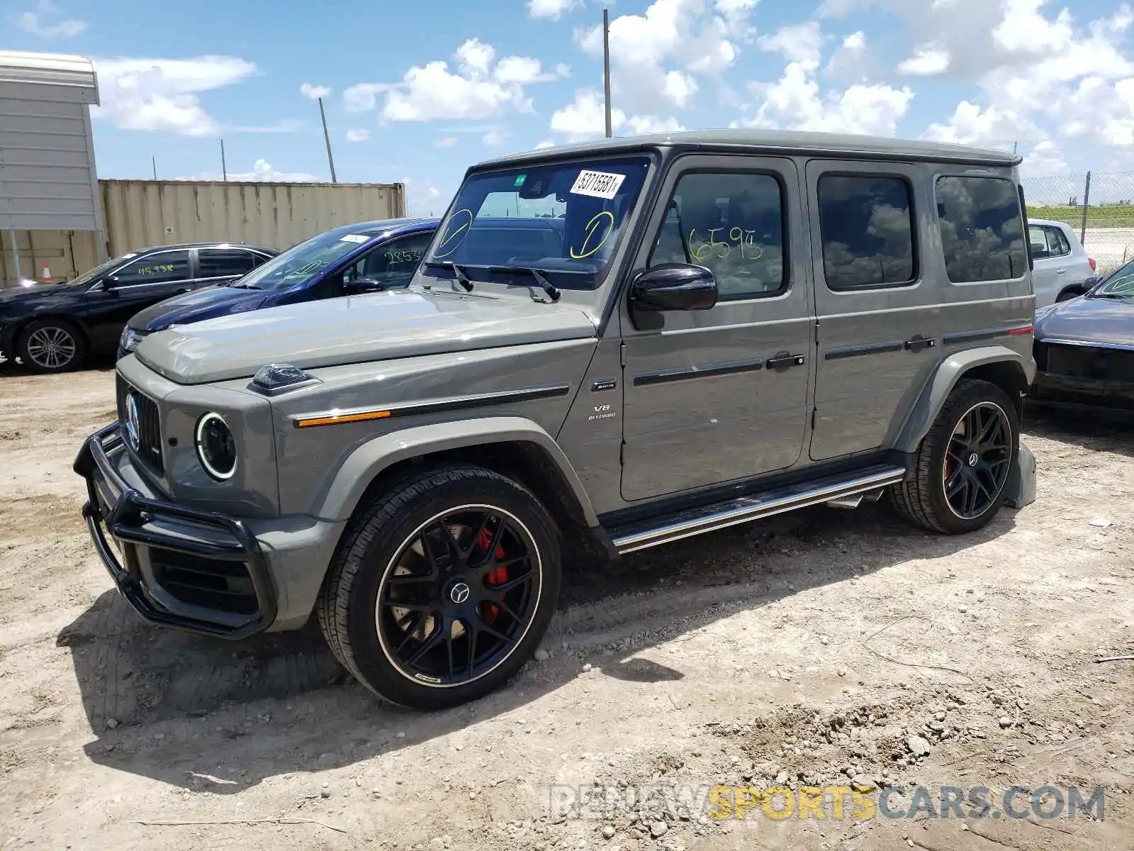 2 Photograph of a damaged car W1NYC7HJ7MX384476 MERCEDES-BENZ G-CLASS 2021