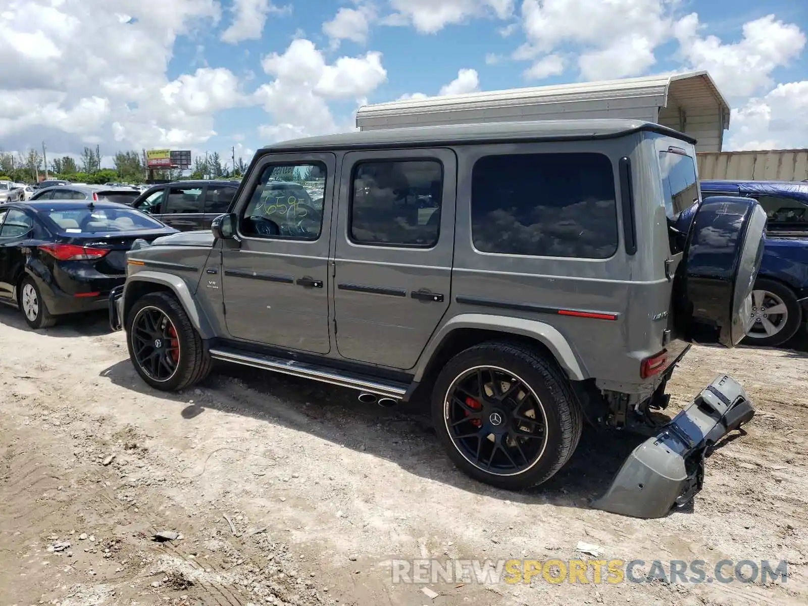 3 Photograph of a damaged car W1NYC7HJ7MX384476 MERCEDES-BENZ G-CLASS 2021