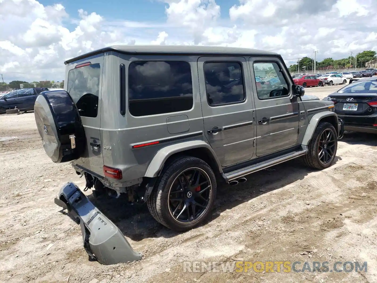 4 Photograph of a damaged car W1NYC7HJ7MX384476 MERCEDES-BENZ G-CLASS 2021