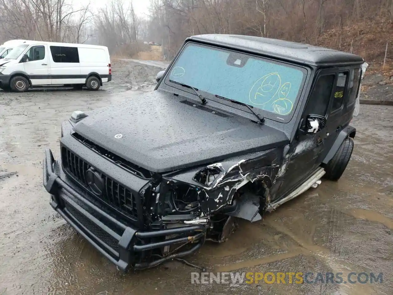 2 Photograph of a damaged car W1NYC7HJ7MX385949 MERCEDES-BENZ G-CLASS 2021