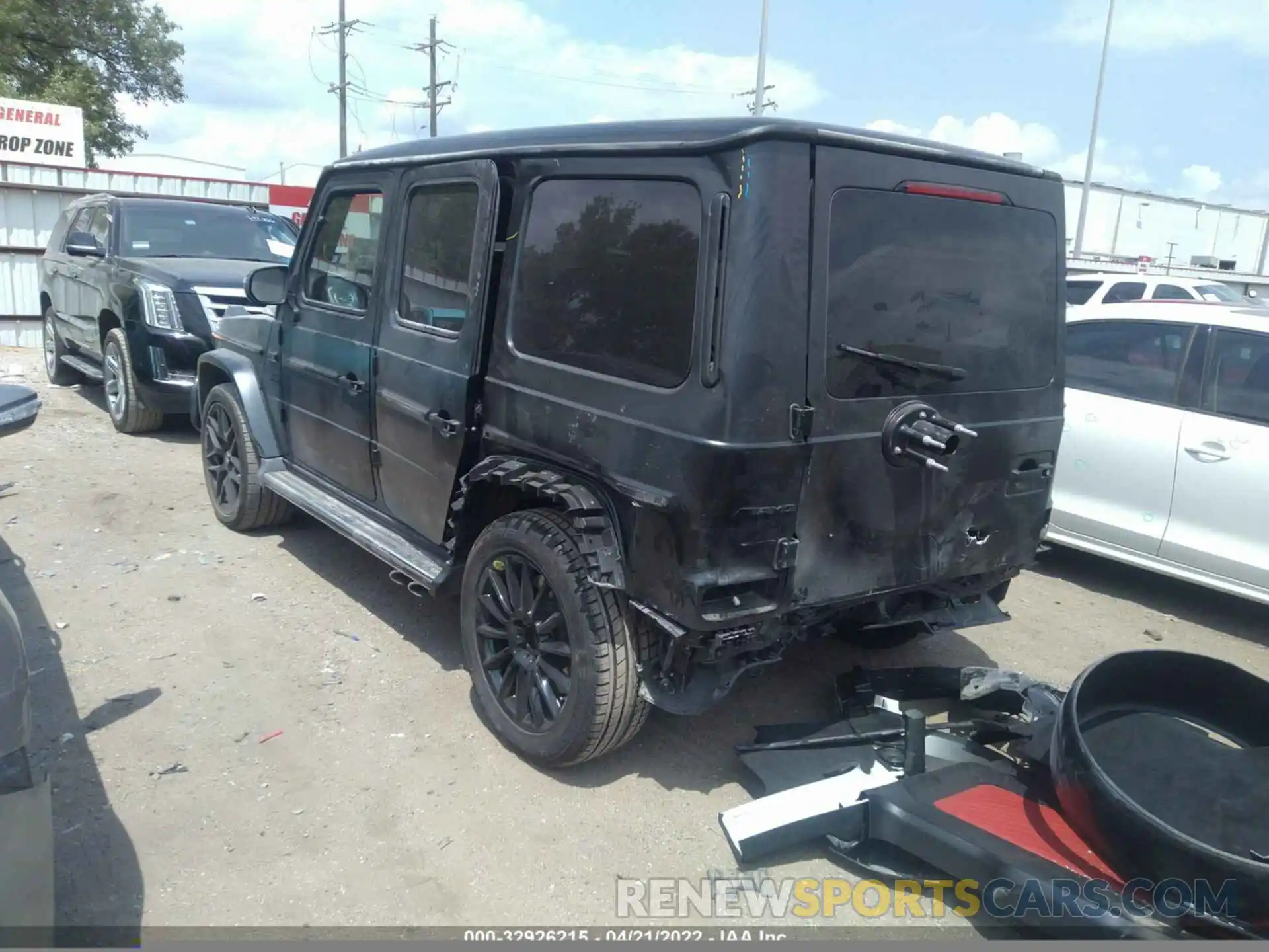 3 Photograph of a damaged car W1NYC7HJ7MX393498 MERCEDES-BENZ G-CLASS 2021