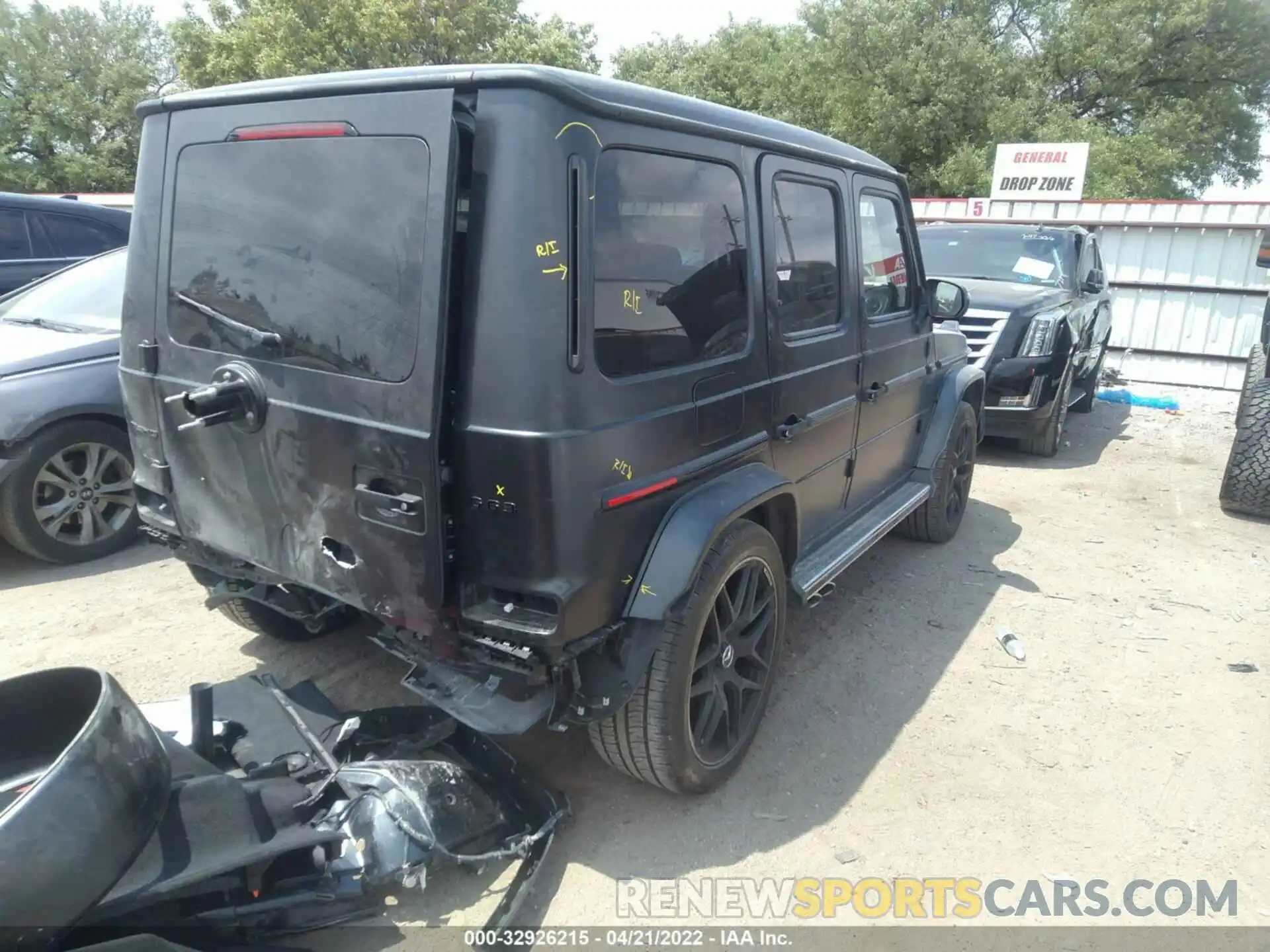 4 Photograph of a damaged car W1NYC7HJ7MX393498 MERCEDES-BENZ G-CLASS 2021